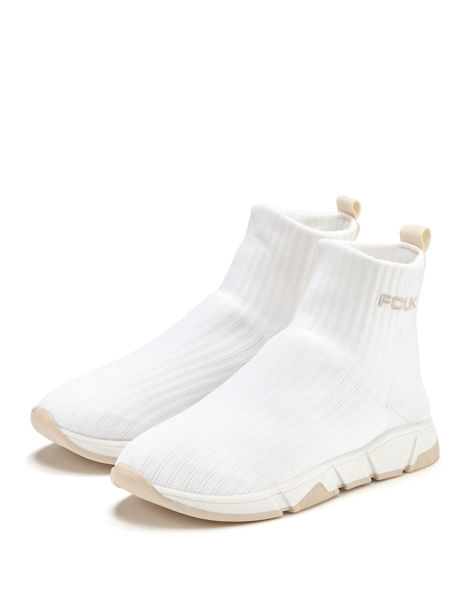 FCUK Sneakers Sock Boot, Vrijetijdsschoen, sok sneaker, high top sneaker, enkellaars, lage schoen