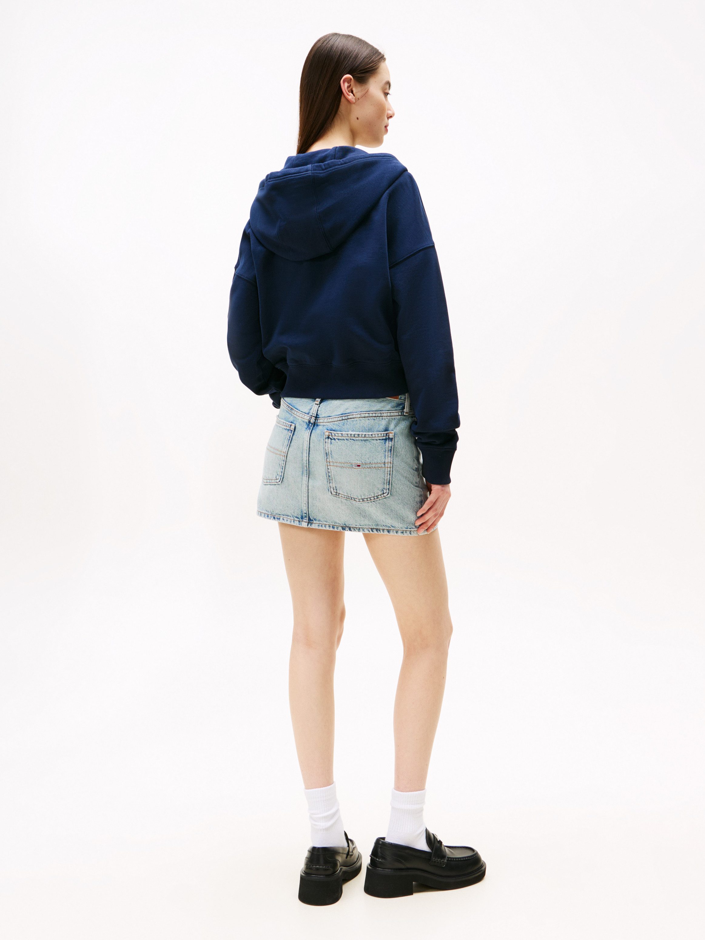 TOMMY JEANS Capuchonsweatvest TJW BXY CRP ZIP THRU HOODIE