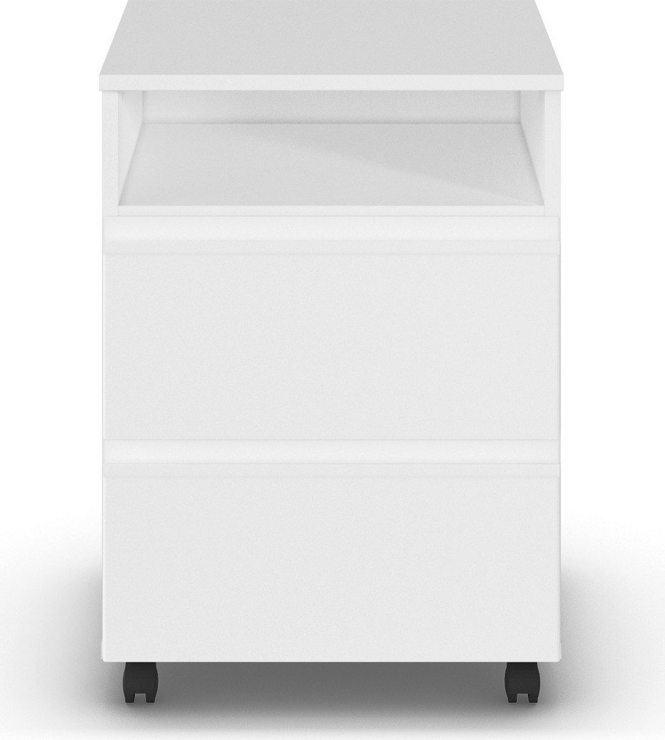 rauch Nachtkastje Nachtconsole Commode JOEL op wielen met twee lades en een open vak made in germany
