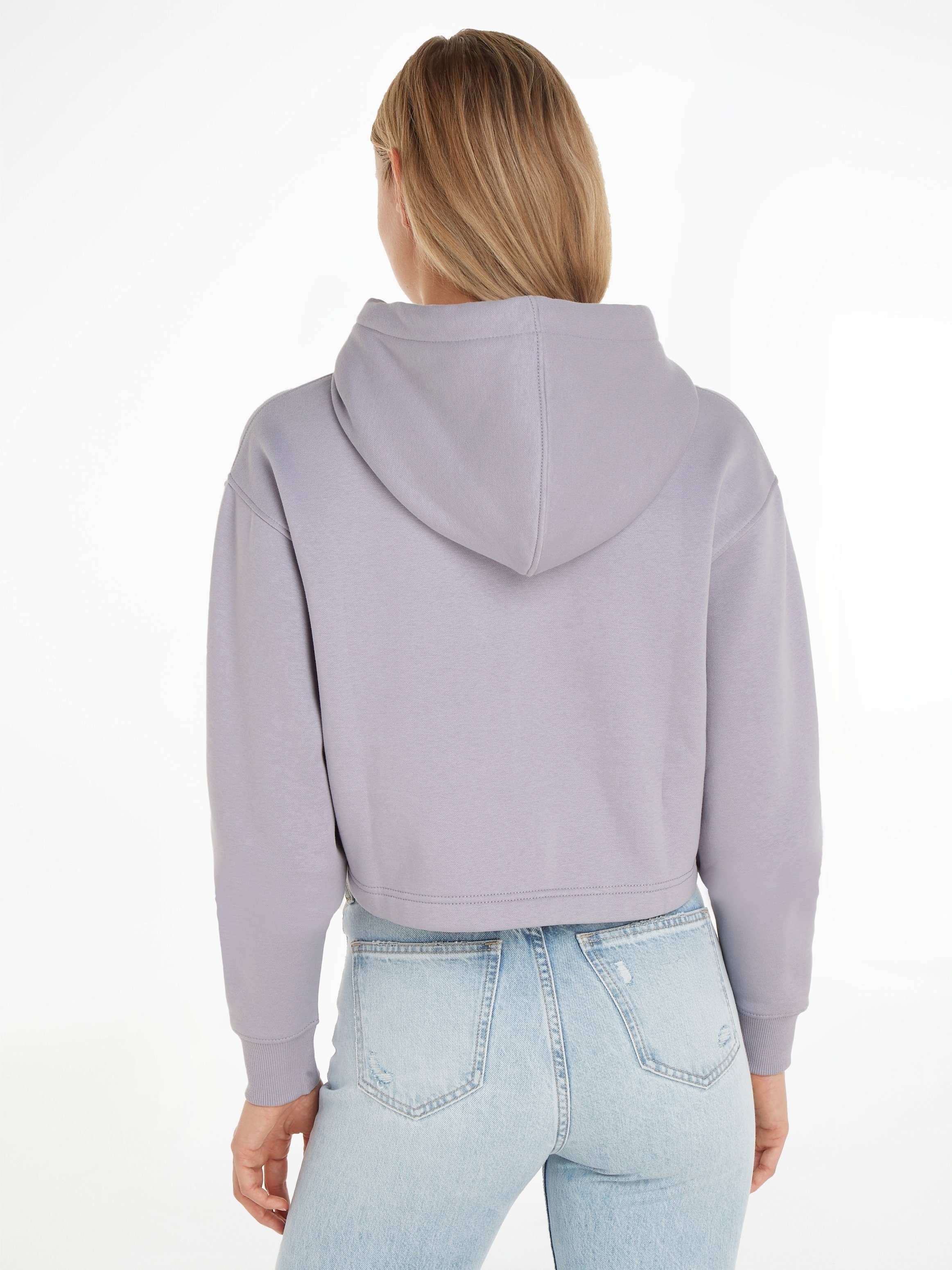 Calvin Klein Hoodie PRINTED BOX CROPPED HOODIE