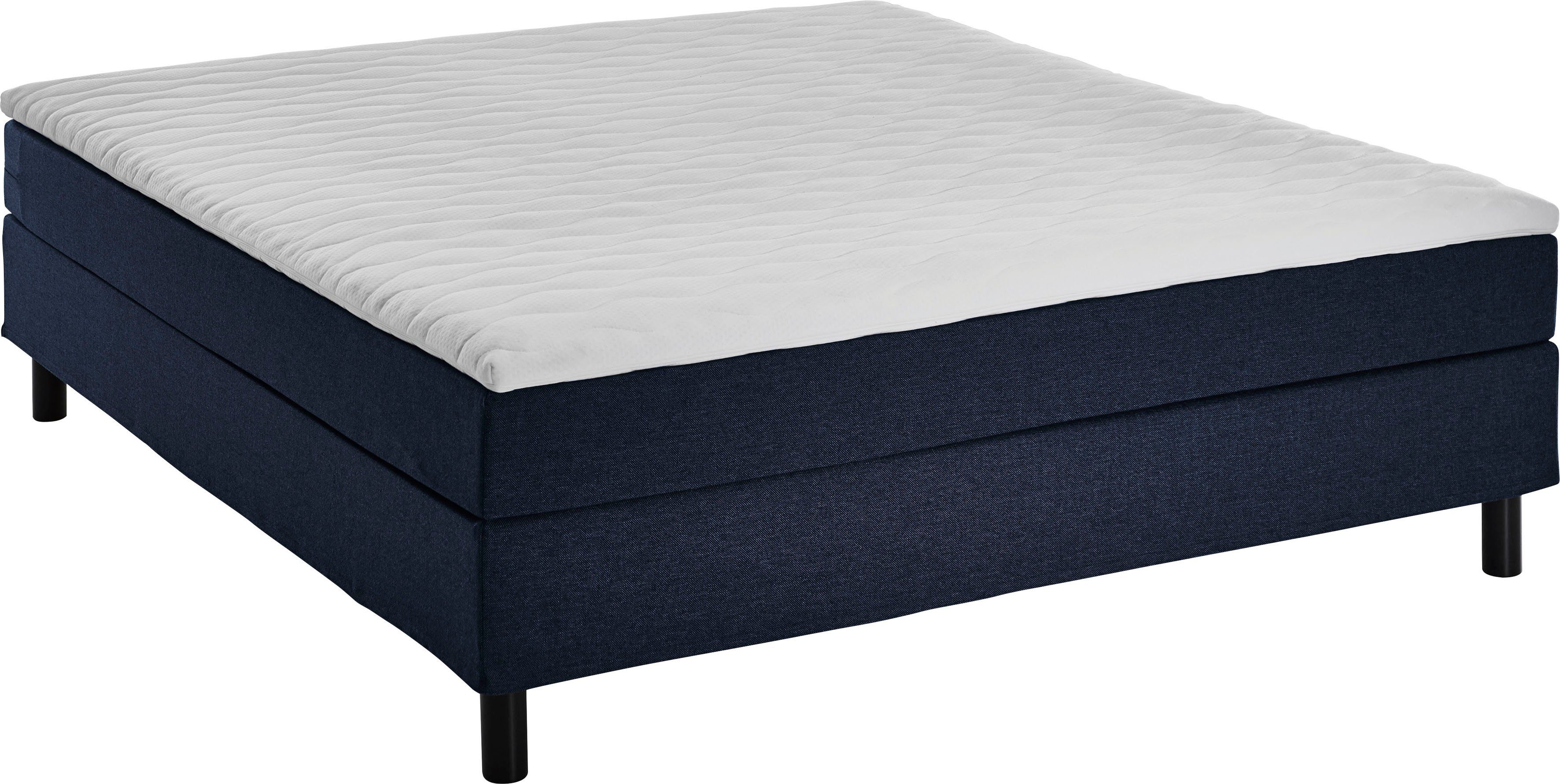 ATLANTIC home collection Boxspring Happy zonder hoofdbord, met topmatras, naar keuze met of zonder beddengoed