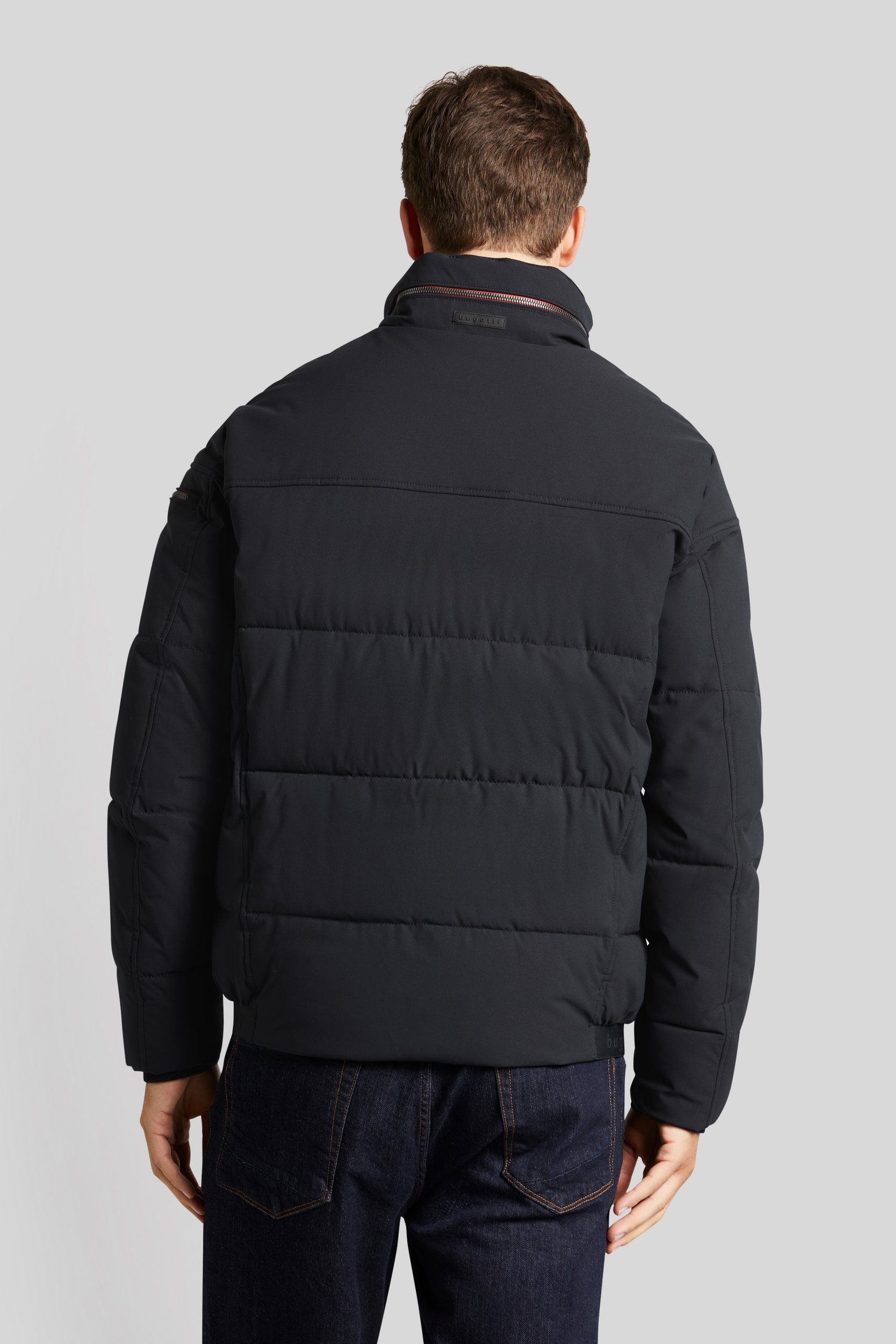 Bugatti Blouson met brede stiksels