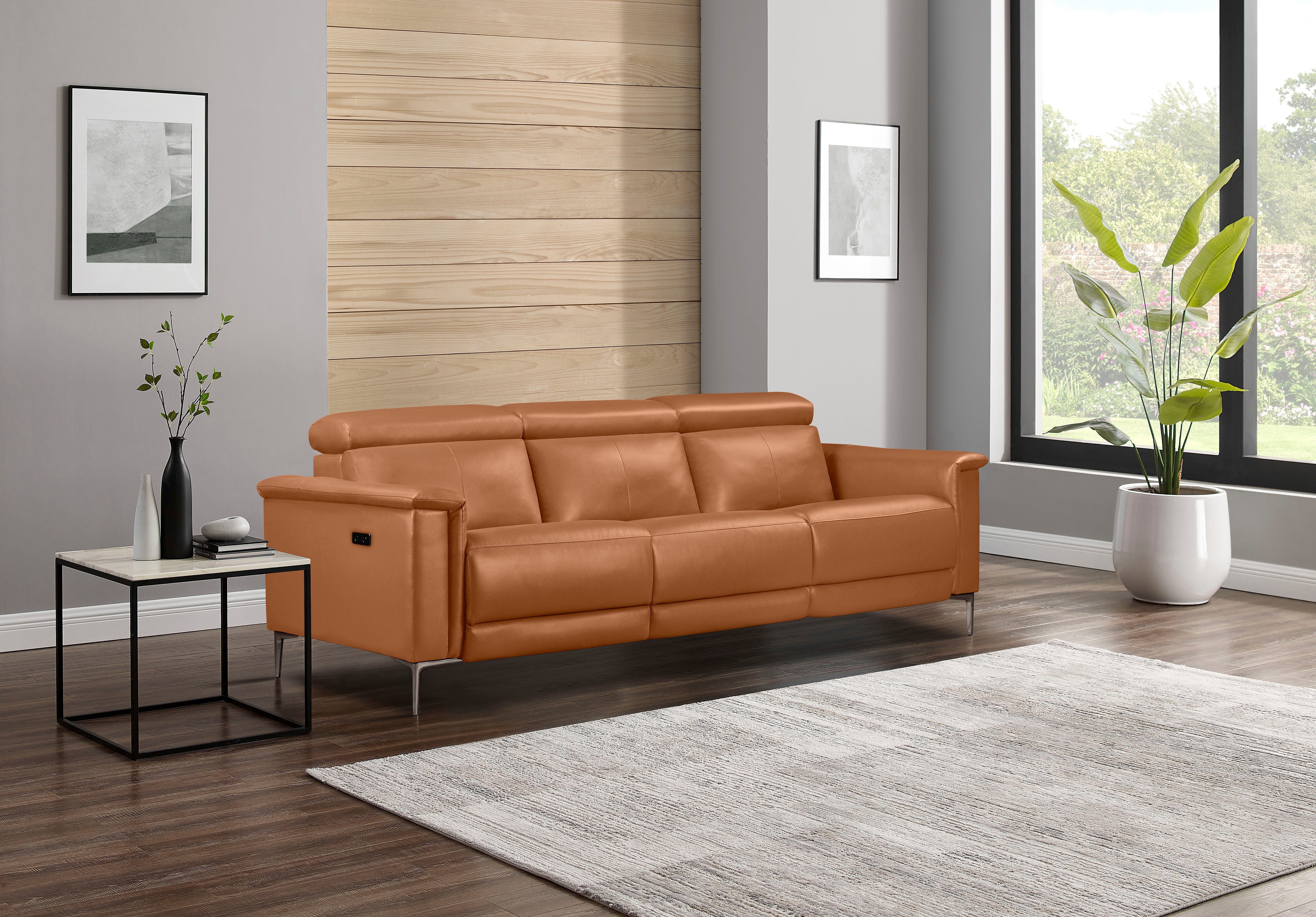 Places of Style 3-zitsbank Lund, met handmatige en elektrische relaxfunctie