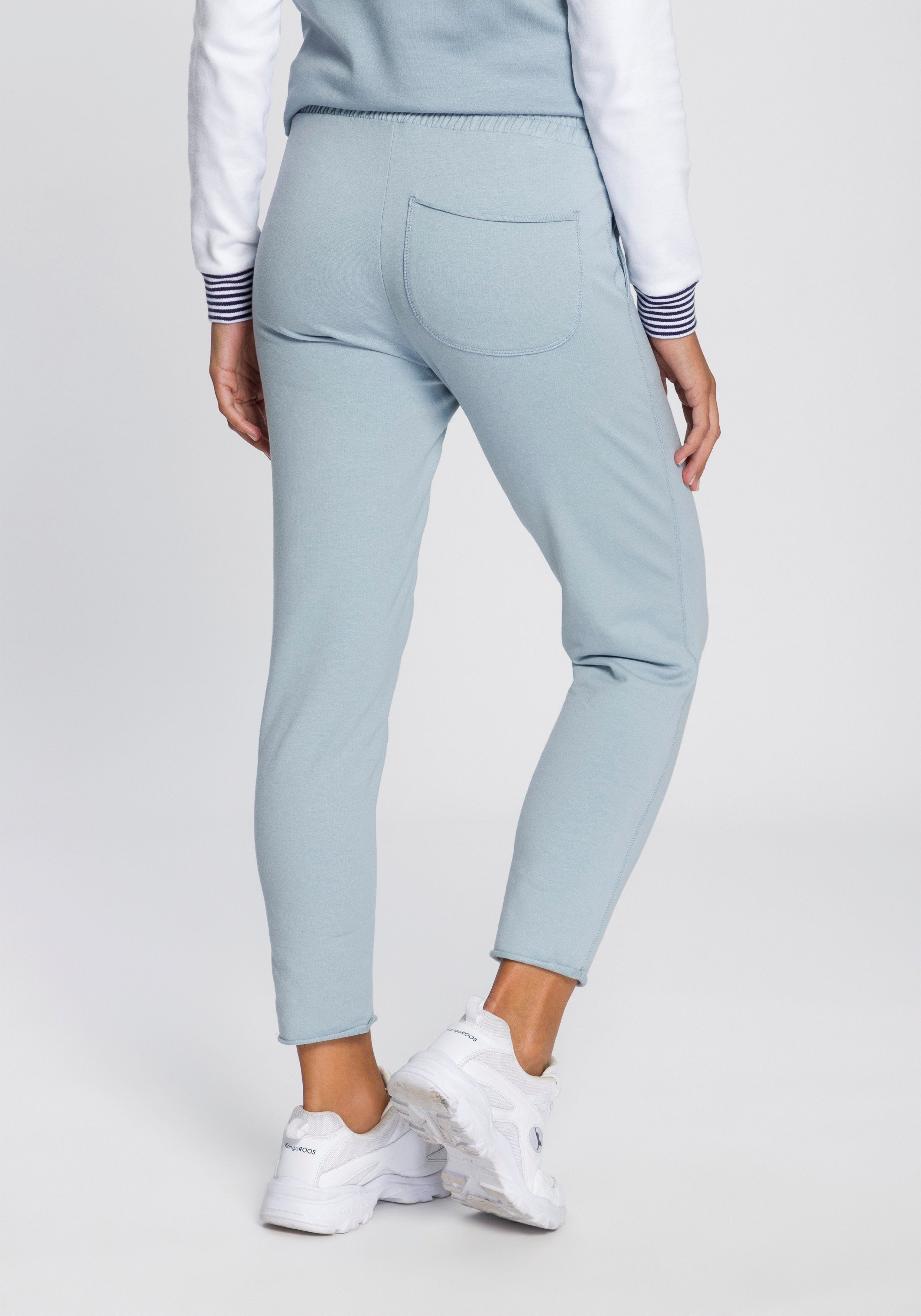 KangaROOS Joggingbroek in 7/8-lengte met logoprint