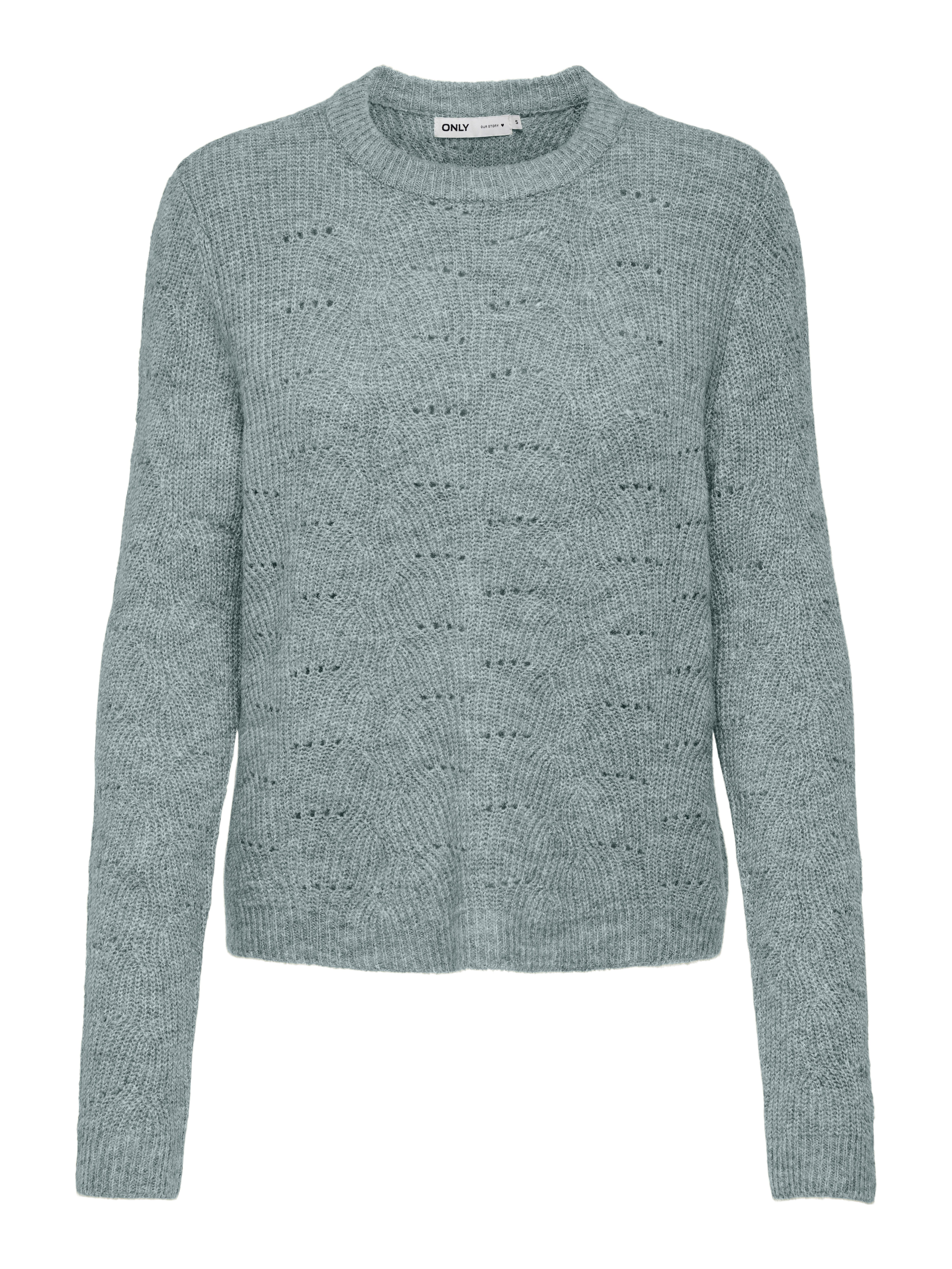 Only Trui met ronde hals ONLLOLLI L/S PULLOVER KNT NOOS