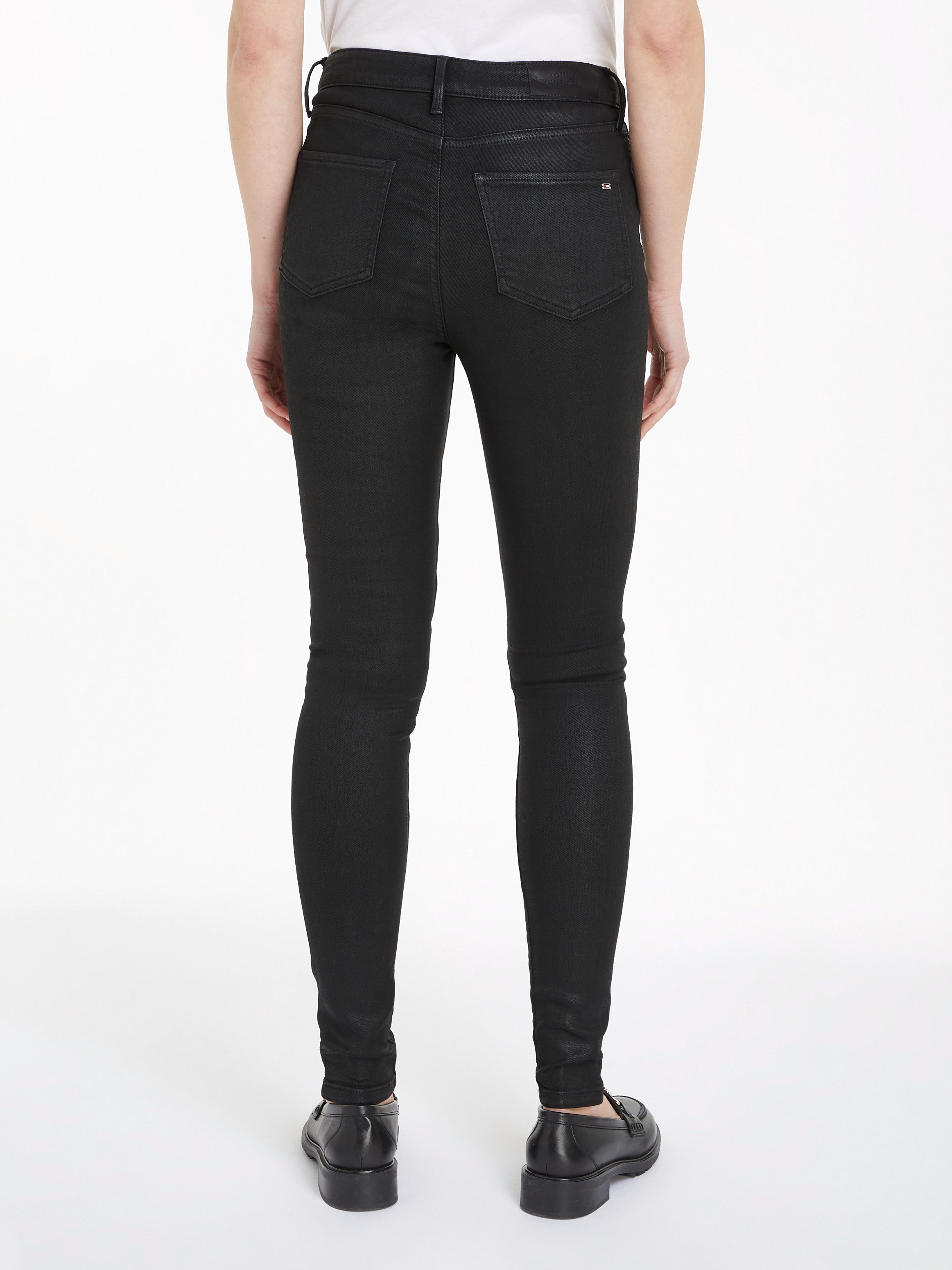 Tommy Hilfiger Skinny fit jeans HARLEM U SKINNY HW CAL met tommy hilfiger logo-badge