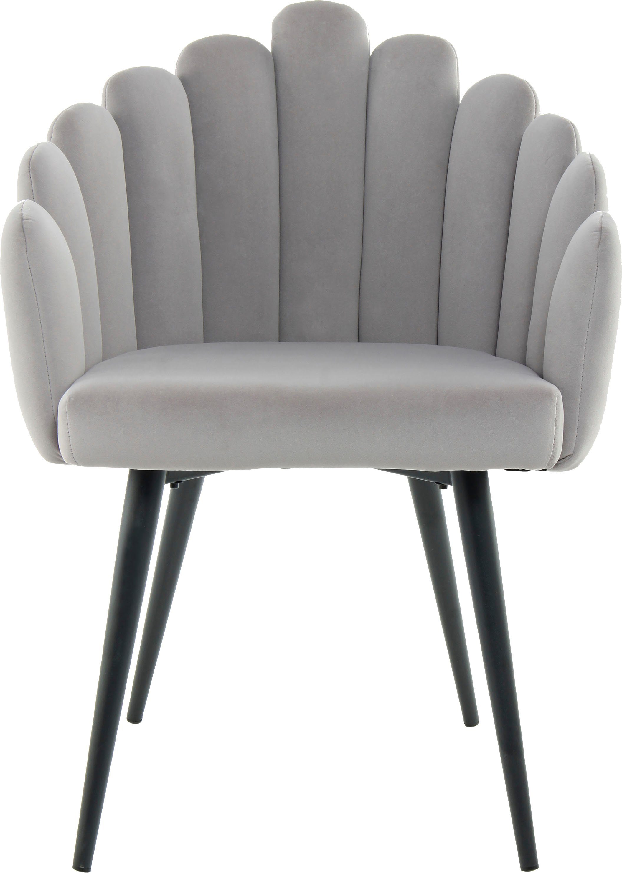 Kayoom Stoel Jeane 625, met fluweelzachte bekleding, comfortabel en gezellig fluweelzachte bekleding, modern, comfortabel en gezellig, met fluweelzachte bekleding (1 stuk)