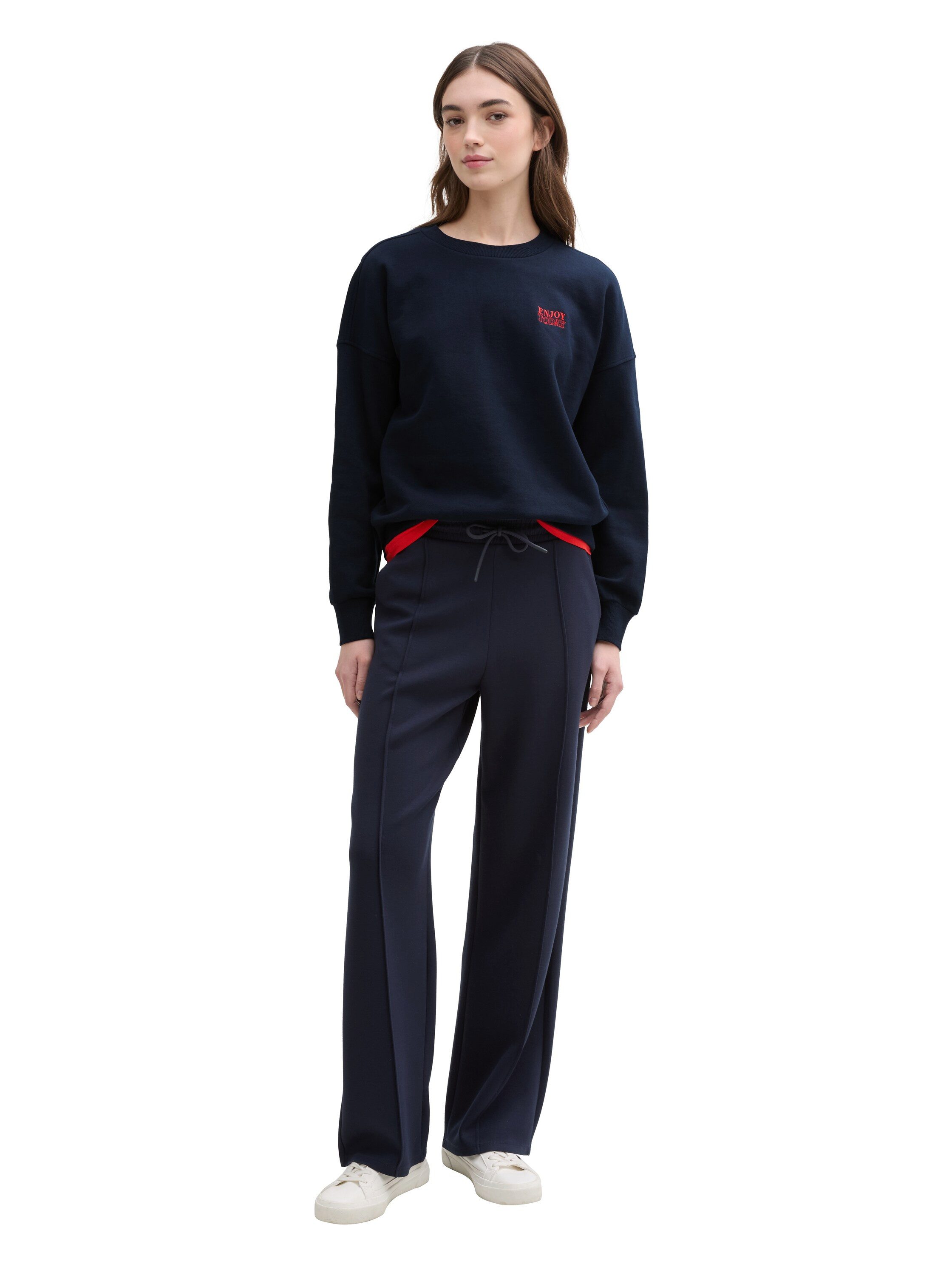 Tom Tailor Denim Sweatshirt van zacht katoen