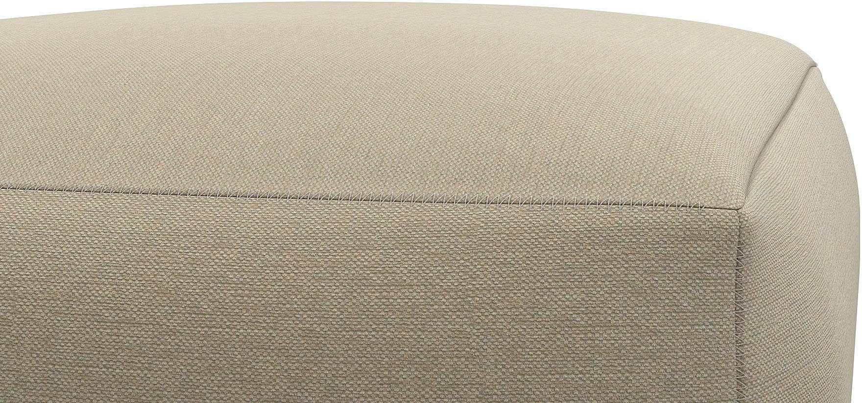 FLEXLUX Poef Lucera modern & gezellig, koudschuim, stalen nosagvering