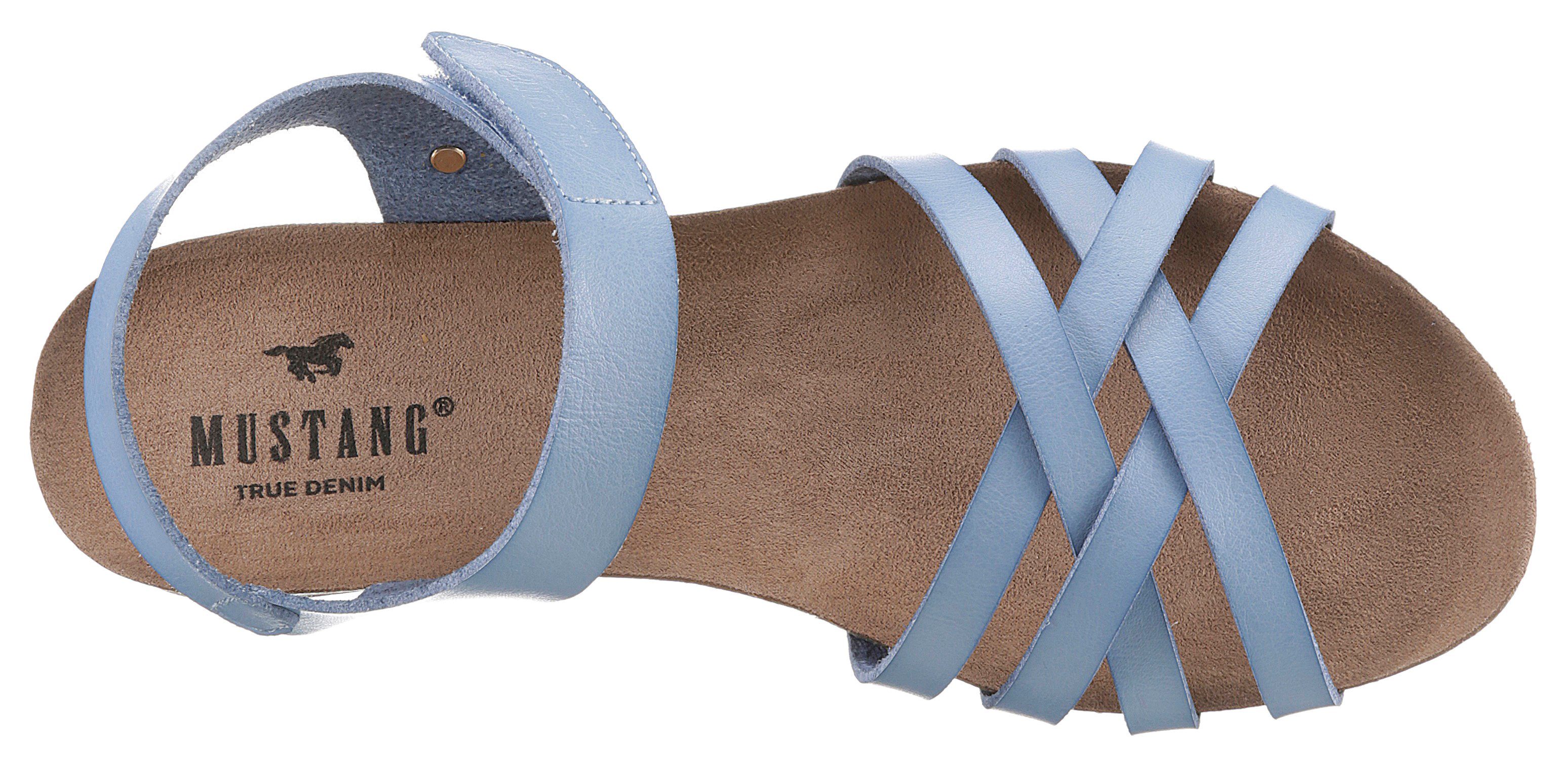 Mustang Shoes Sandalen zomerschoen, sandaal, klittenbandschoen, met klittenbandjes