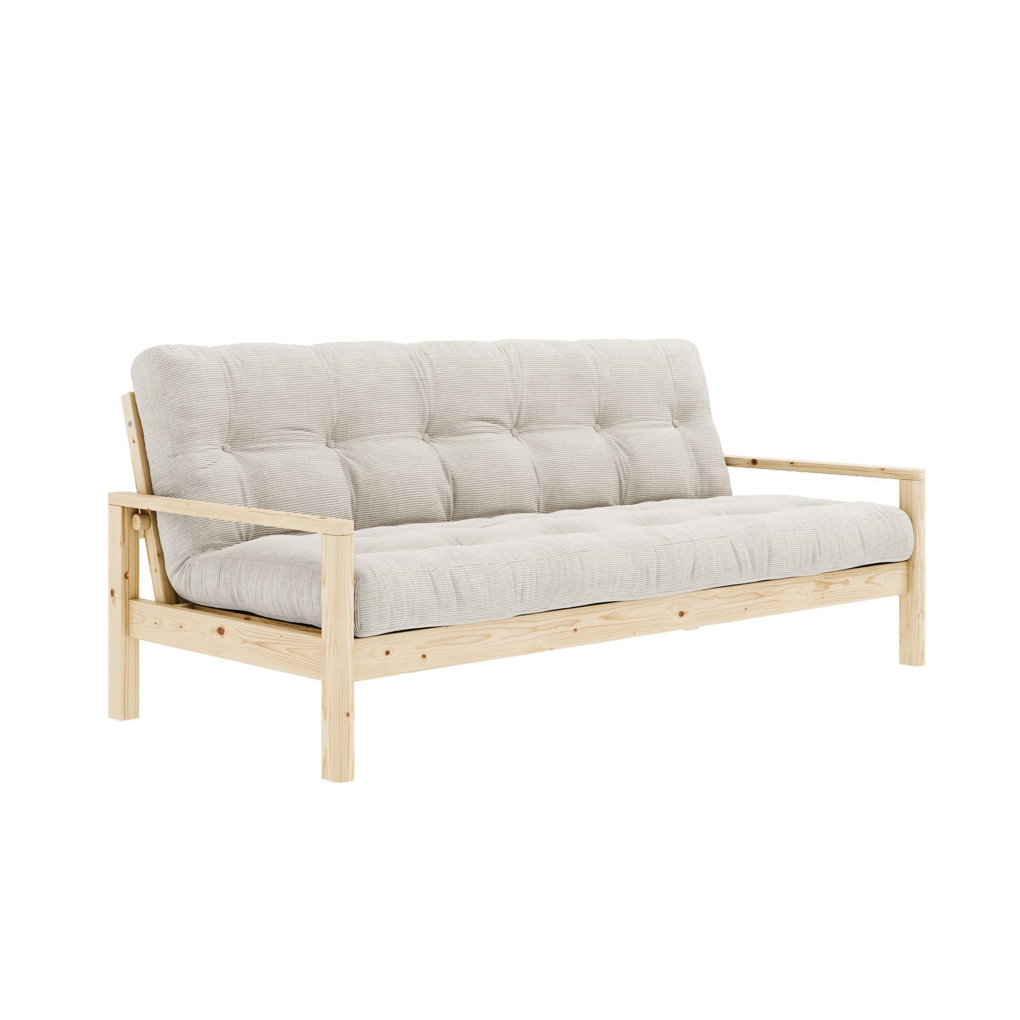 Karup Slaapbank Knob met futonmatras, verschillende kleuren, fsc®-gecertificeerd, dennenhout