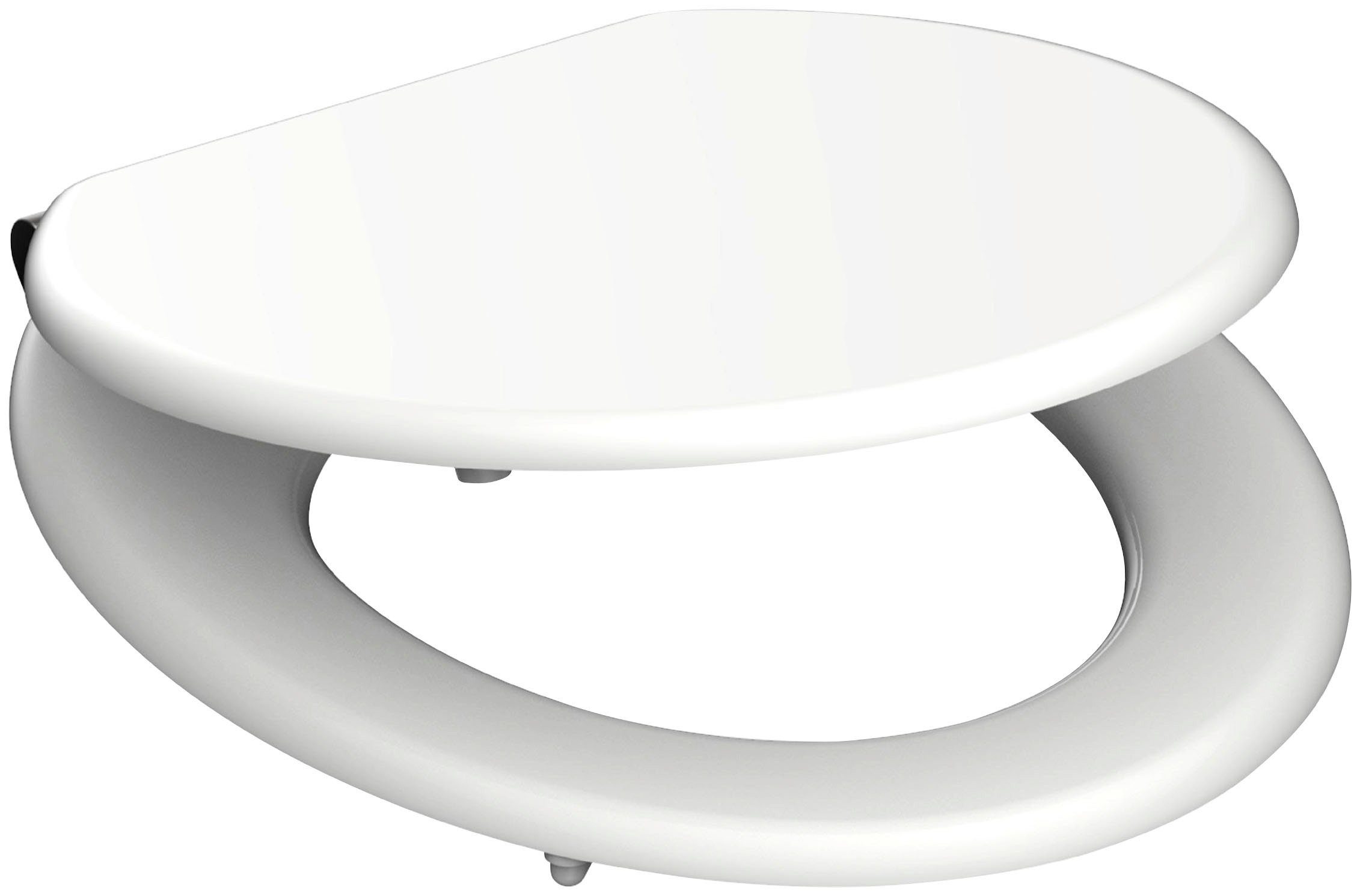 Schütte Toiletzitting White met softclosemechanisme en houten kern, max, belasting van de toiletbril 150 kg