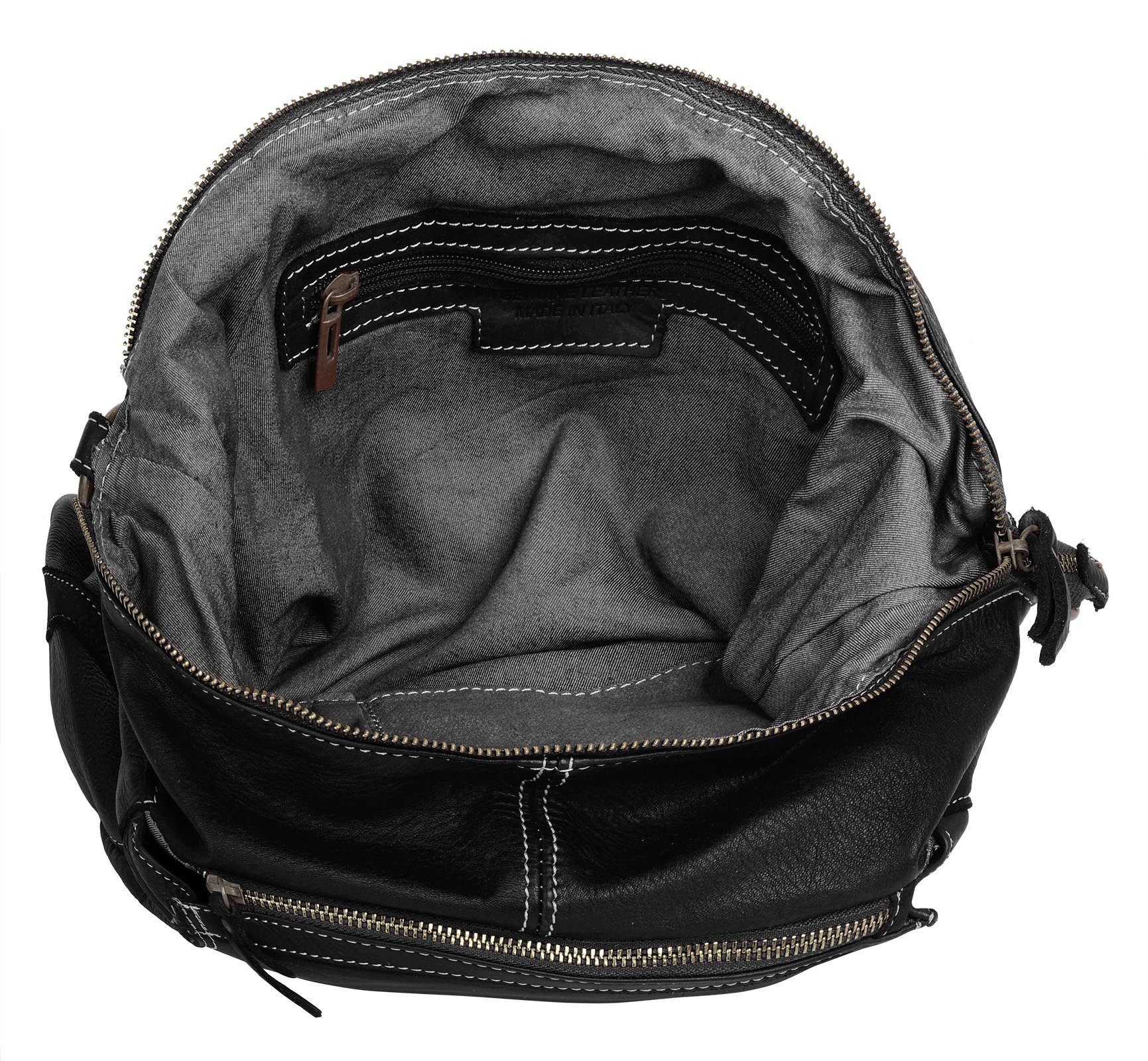 Cluty Shopper echt leer, made in italy