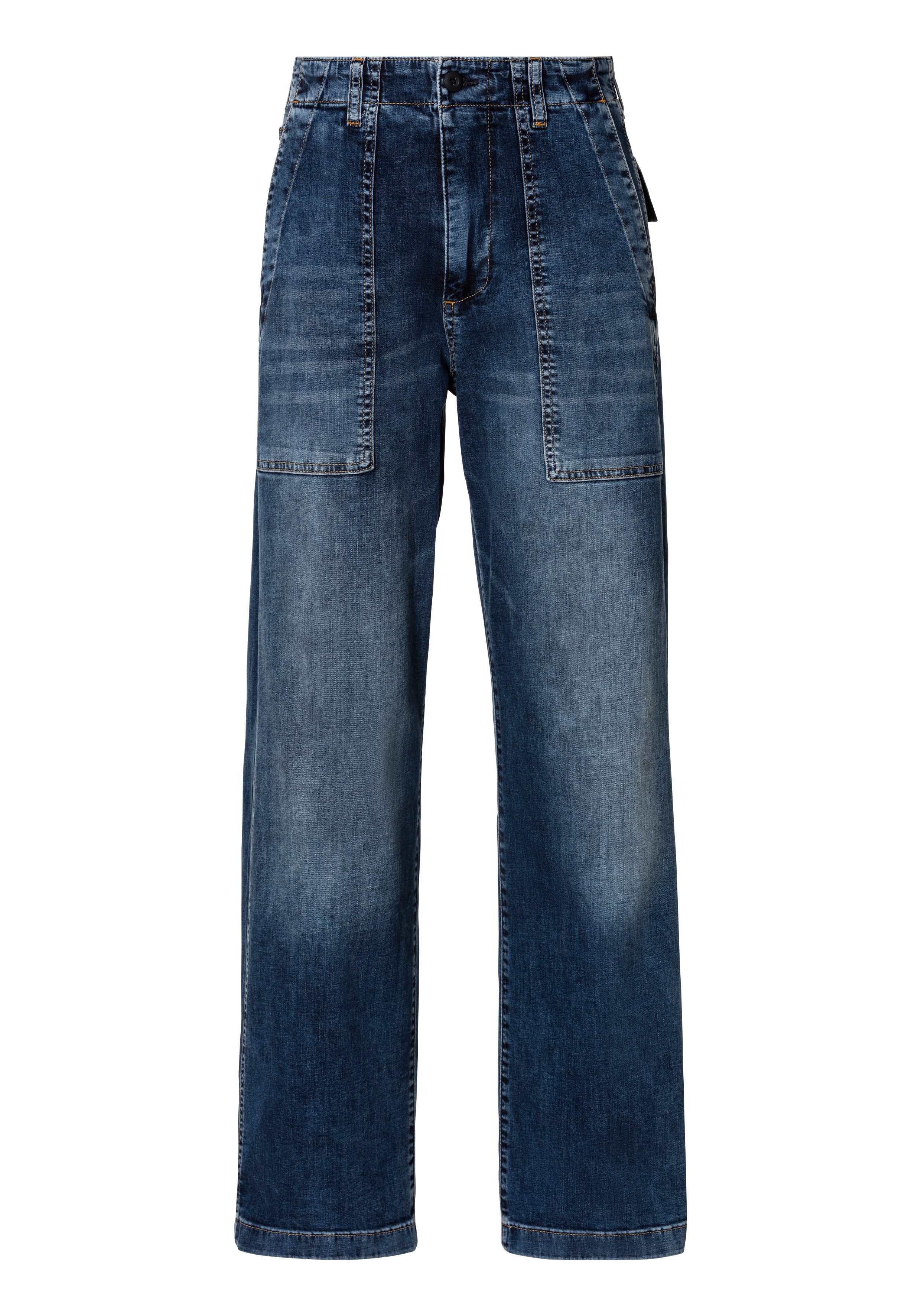 Herrlicher 5-pocket jeans Fatique Women Wide Recycled Light Denim