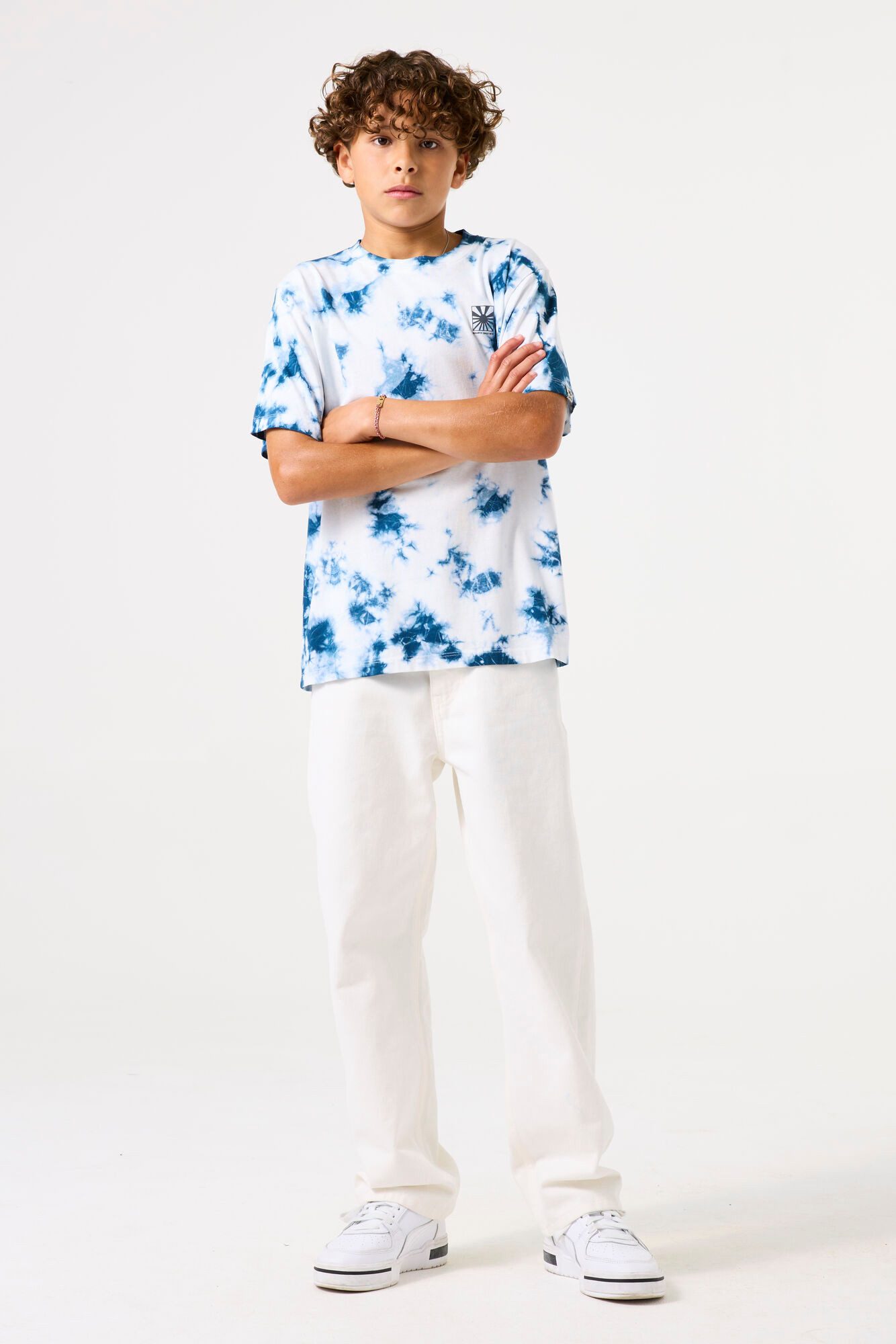 Garcia T-shirt met tie-dye patroon, voor jongens