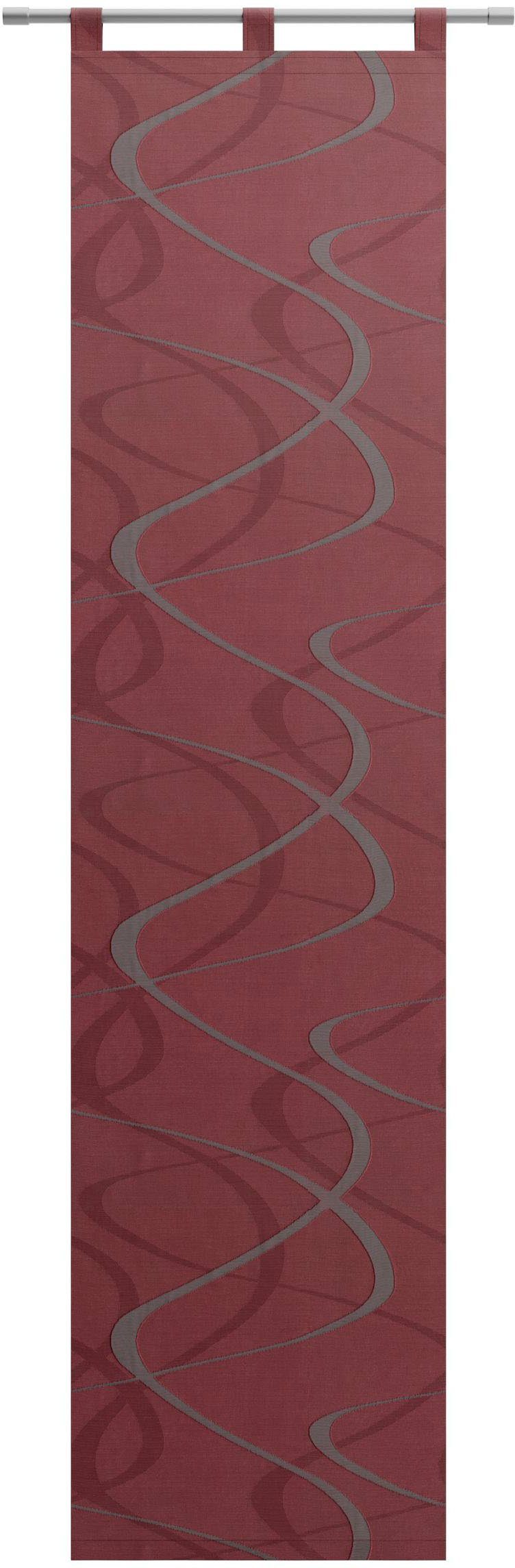 Neutex for you! Paneelgordijn PELOTAS incl. halterstang (1 stuk) paneelgordijnen maat H/B: 145/57 cm rood