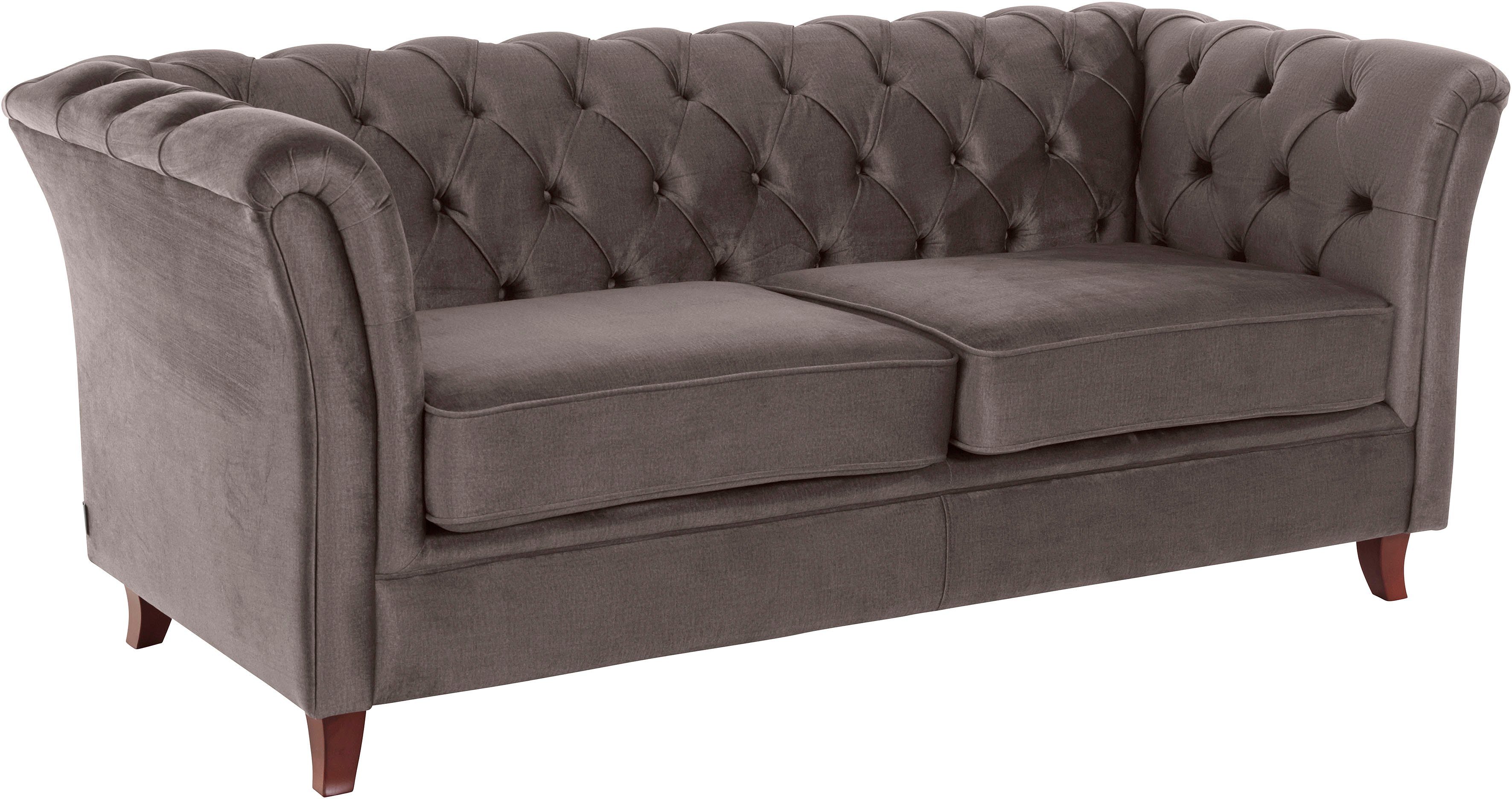 Home affaire Chesterfield-bank Reims met echte chesterfield-capitonnage, uitstekende verwerking