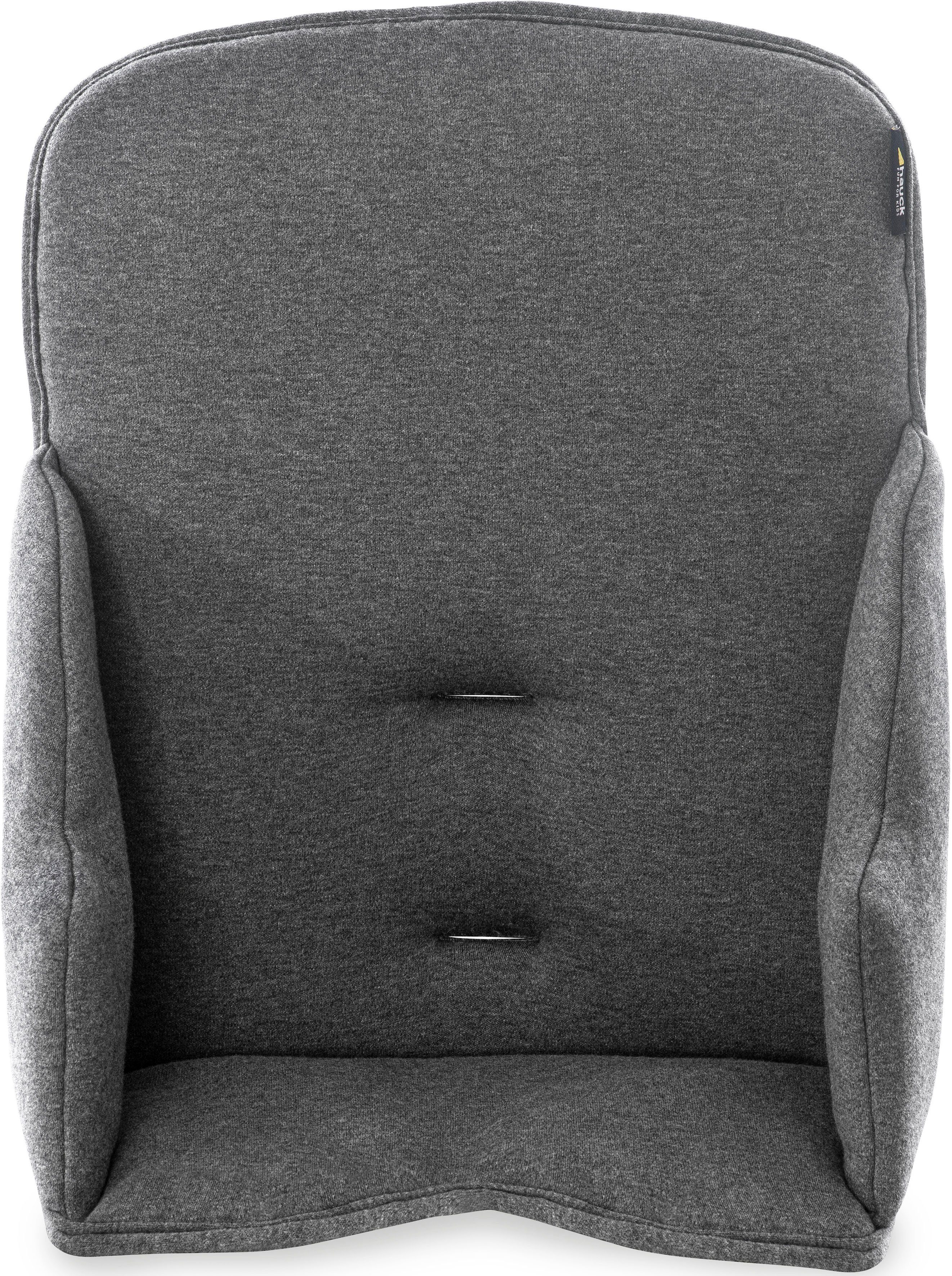 Hauck Stoelverkleiner Alpha Cosy Select, jersey charcoal voor alpha+ select houten kinderstoel