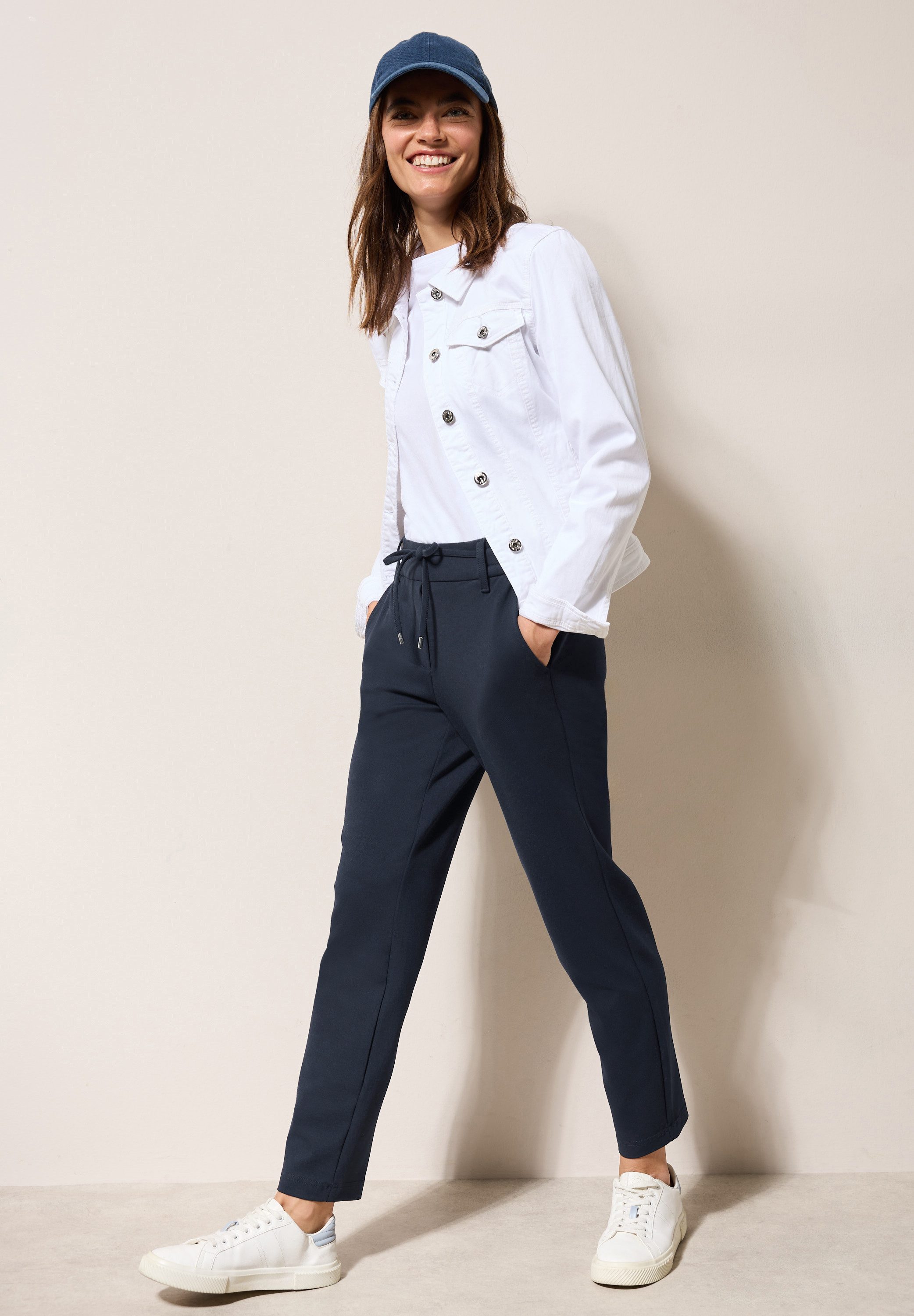 Cecil Stoffen broek Stijl Tracey met elastische taille
