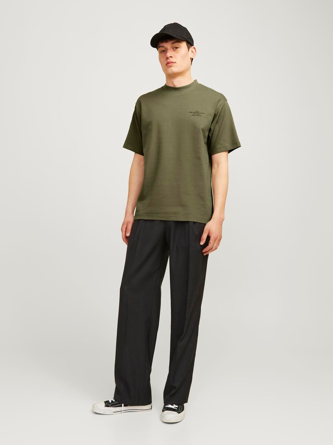 Jack & Jones Shirt met ronde hals JPRBLACHAD BRANDING SS CREW NECK TEE SN