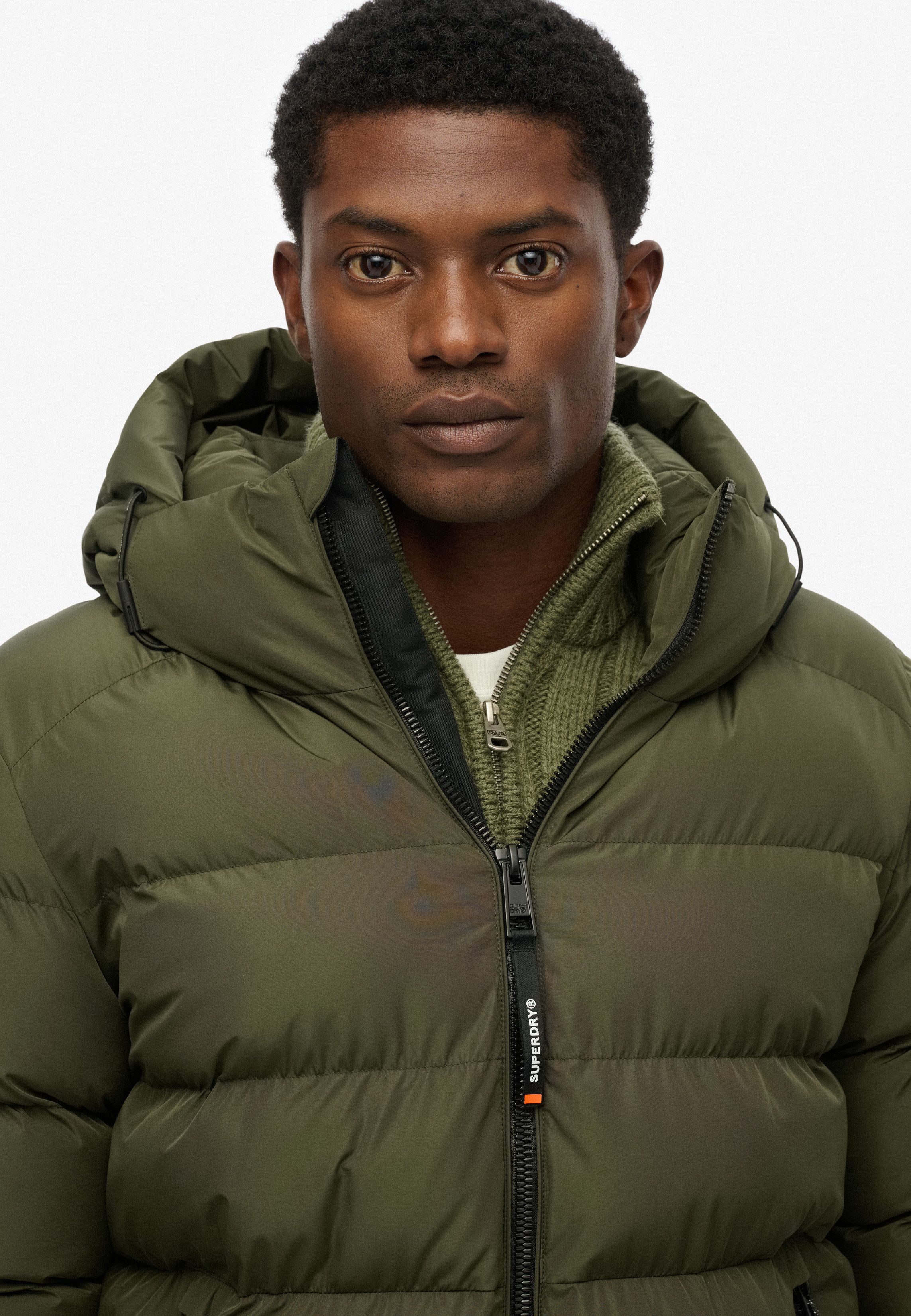 Superdry Gewatteerde jas HOODED SPORTS PUFFER JACKET