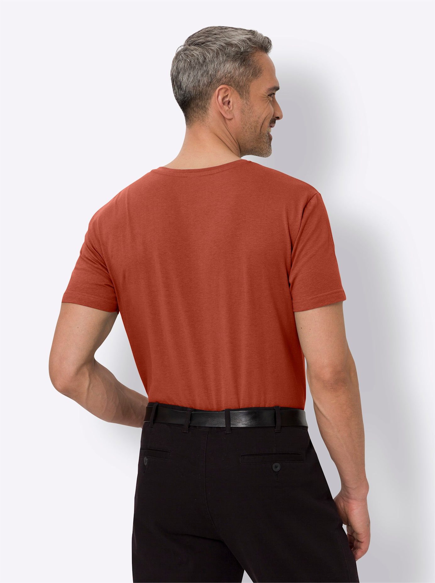 Classic Shirt met ronde hals (1-delig)