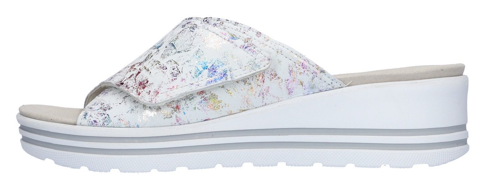 Waldläufer Sleehakmuiltjes H-MICHELLE , zomerschoen, comfort-schoen met klittenbandsluiting. h-breedte