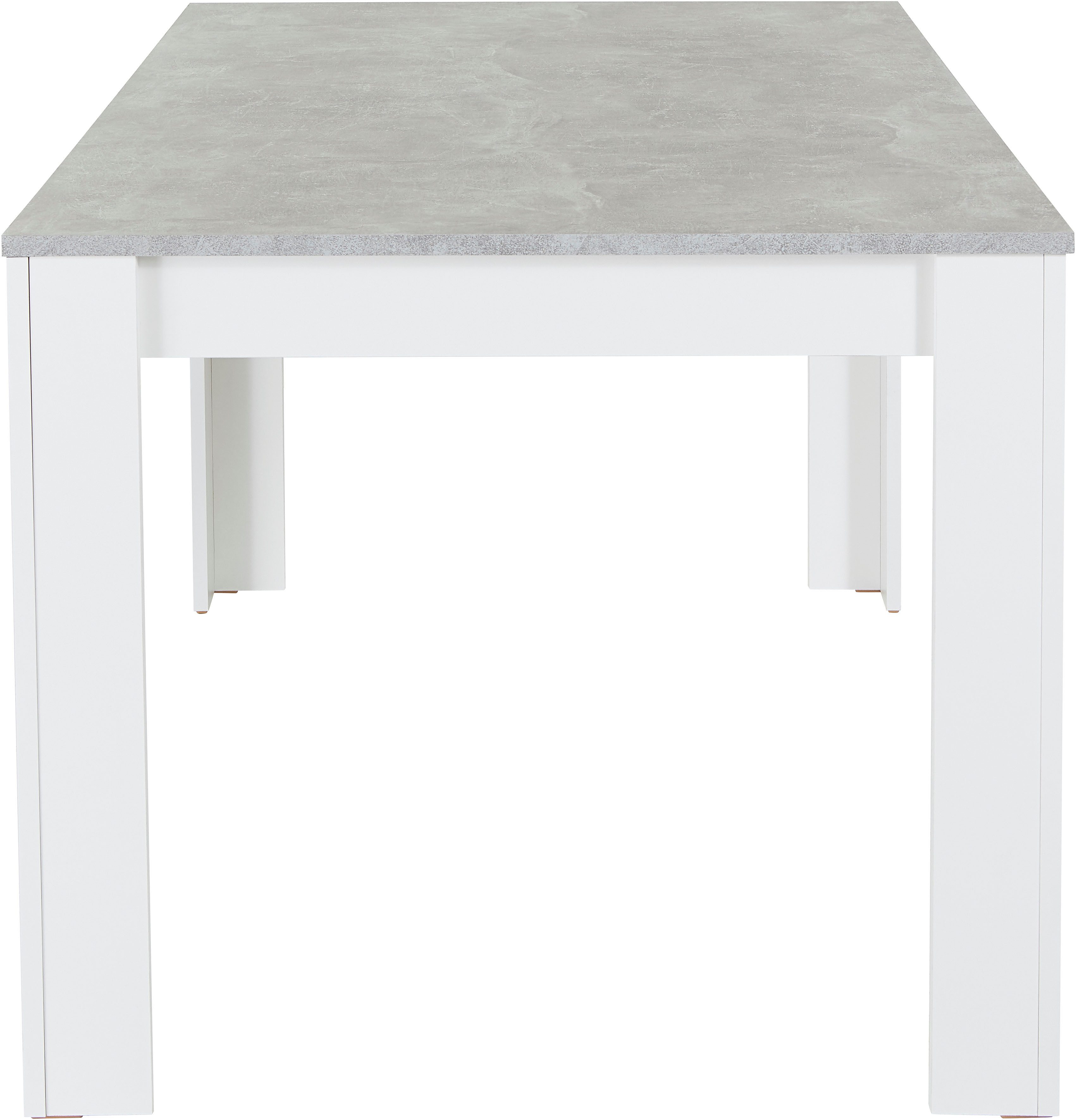 Home affaire Eettafel Milano Eettafel breedte 160 cm (1 stuk)