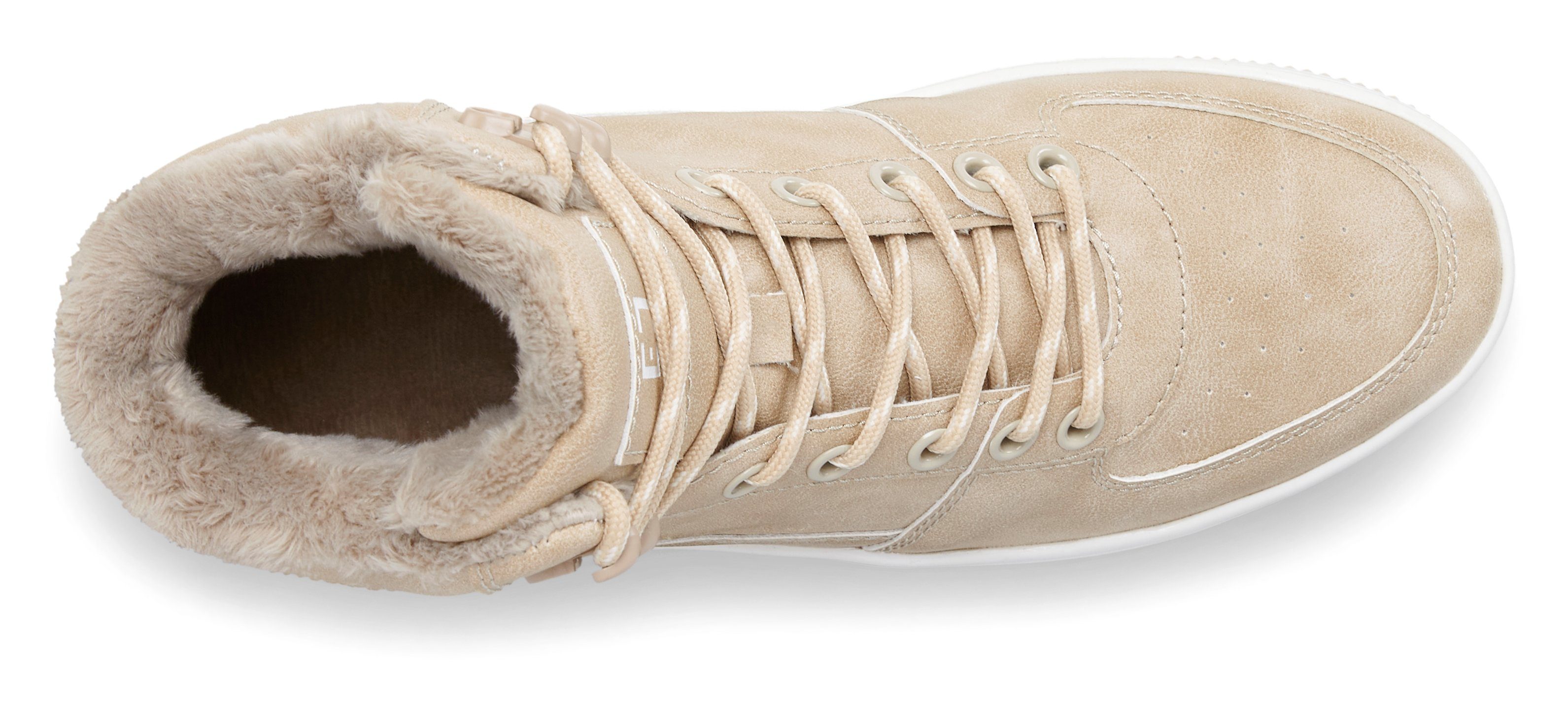 Elbsand Sneakers met knuffelig warm voering, vrijetijdsschoen, lage schoen, high top sneaker