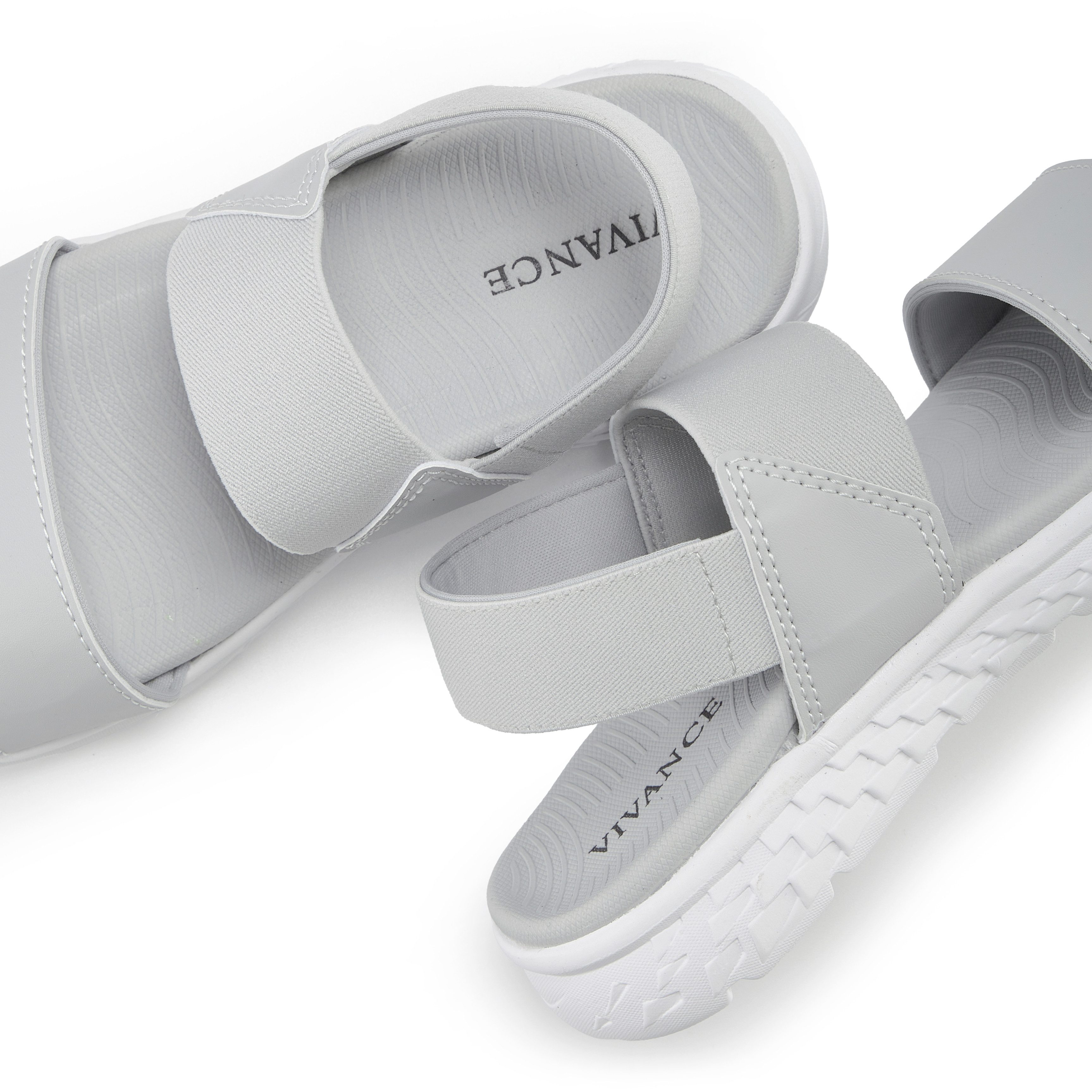 Vivance Sandalen Zomerschoen Sandalette, zomerschoen met lichte zool & elastische banden VEGAN