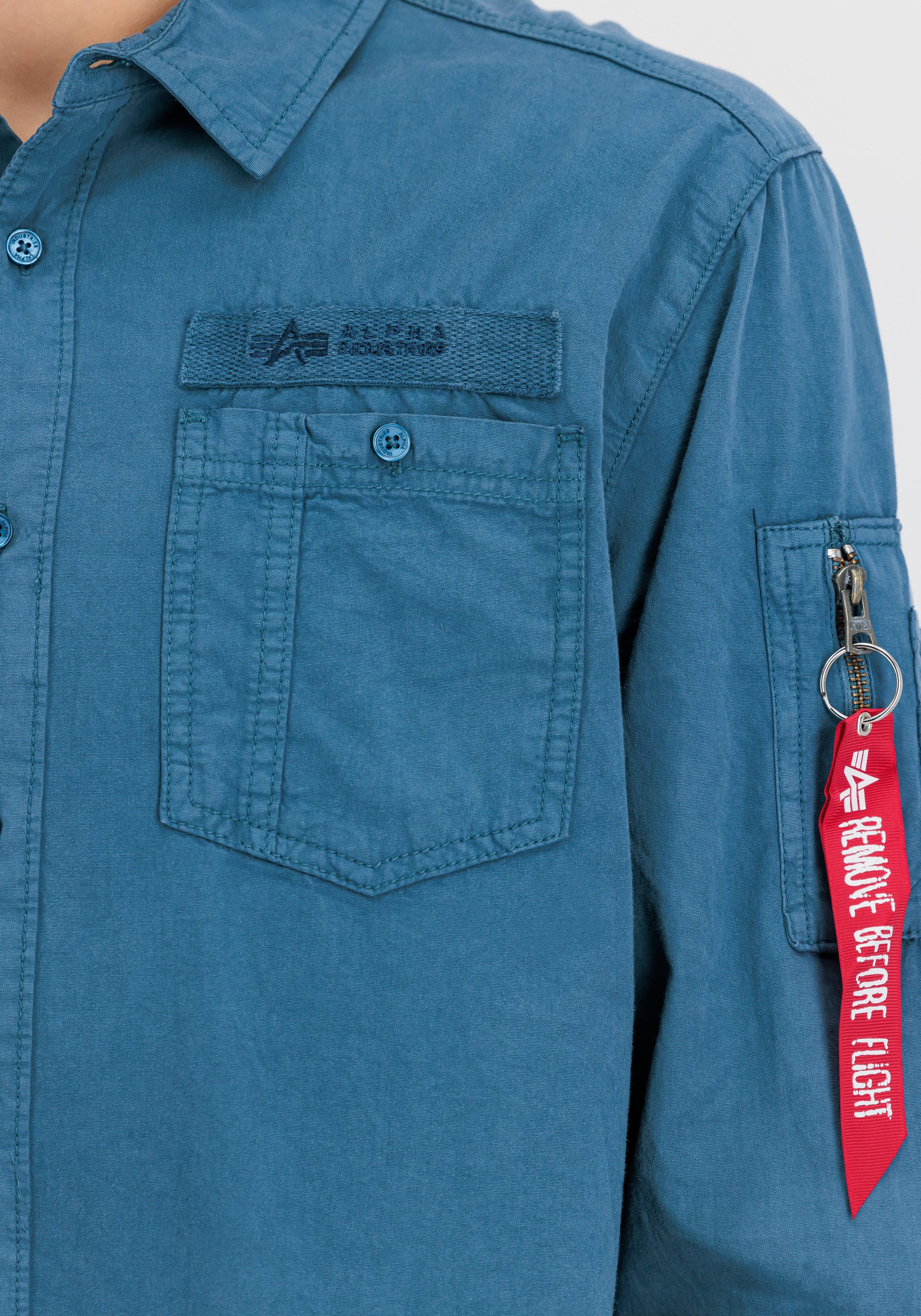 Alpha Industries Oversized shirt Alpha Industries Men - Shirts Air Force EMB Shirt