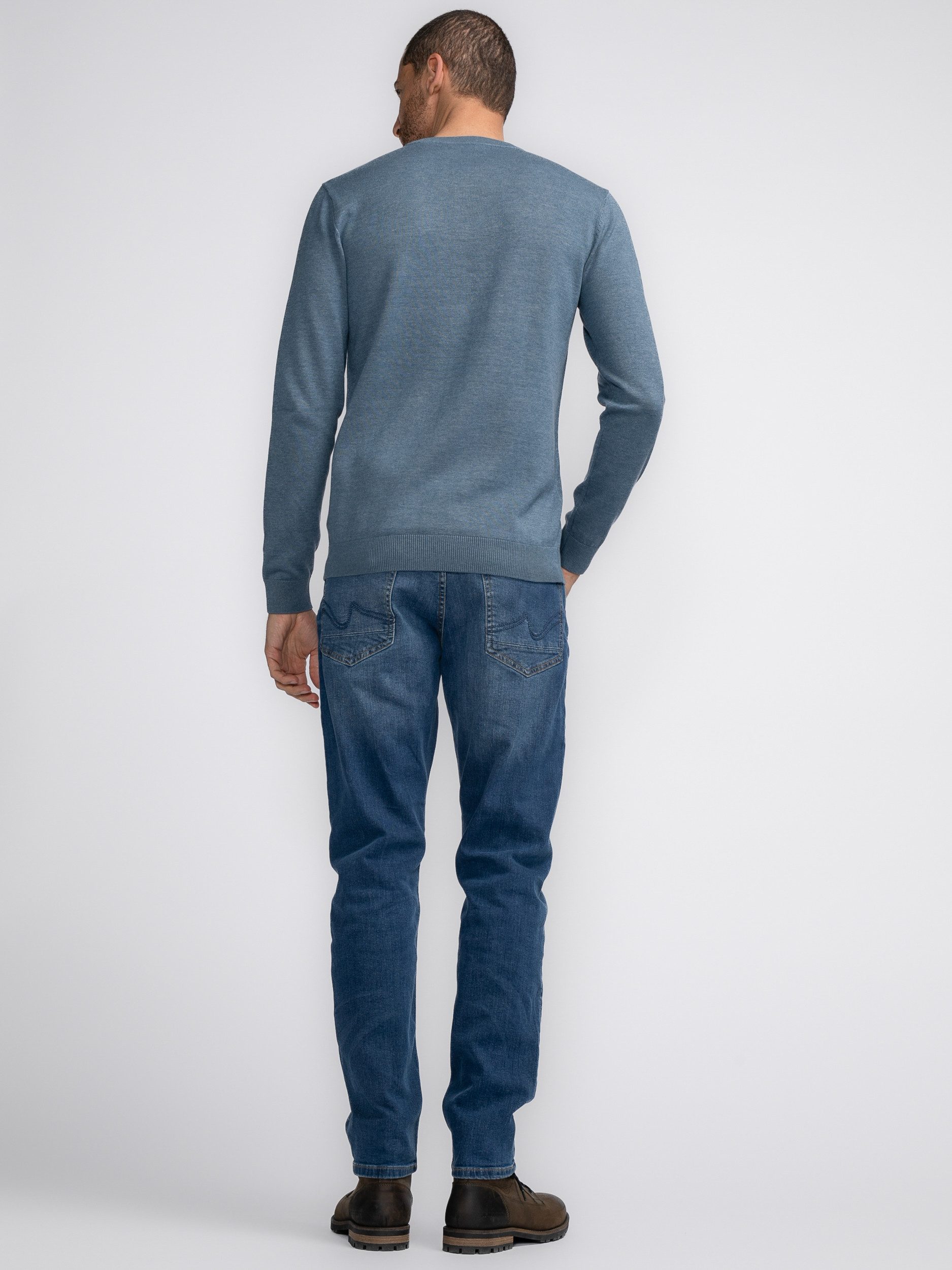 Petrol Industries Trui met ronde hals Men Knitwear Round Neck Basic