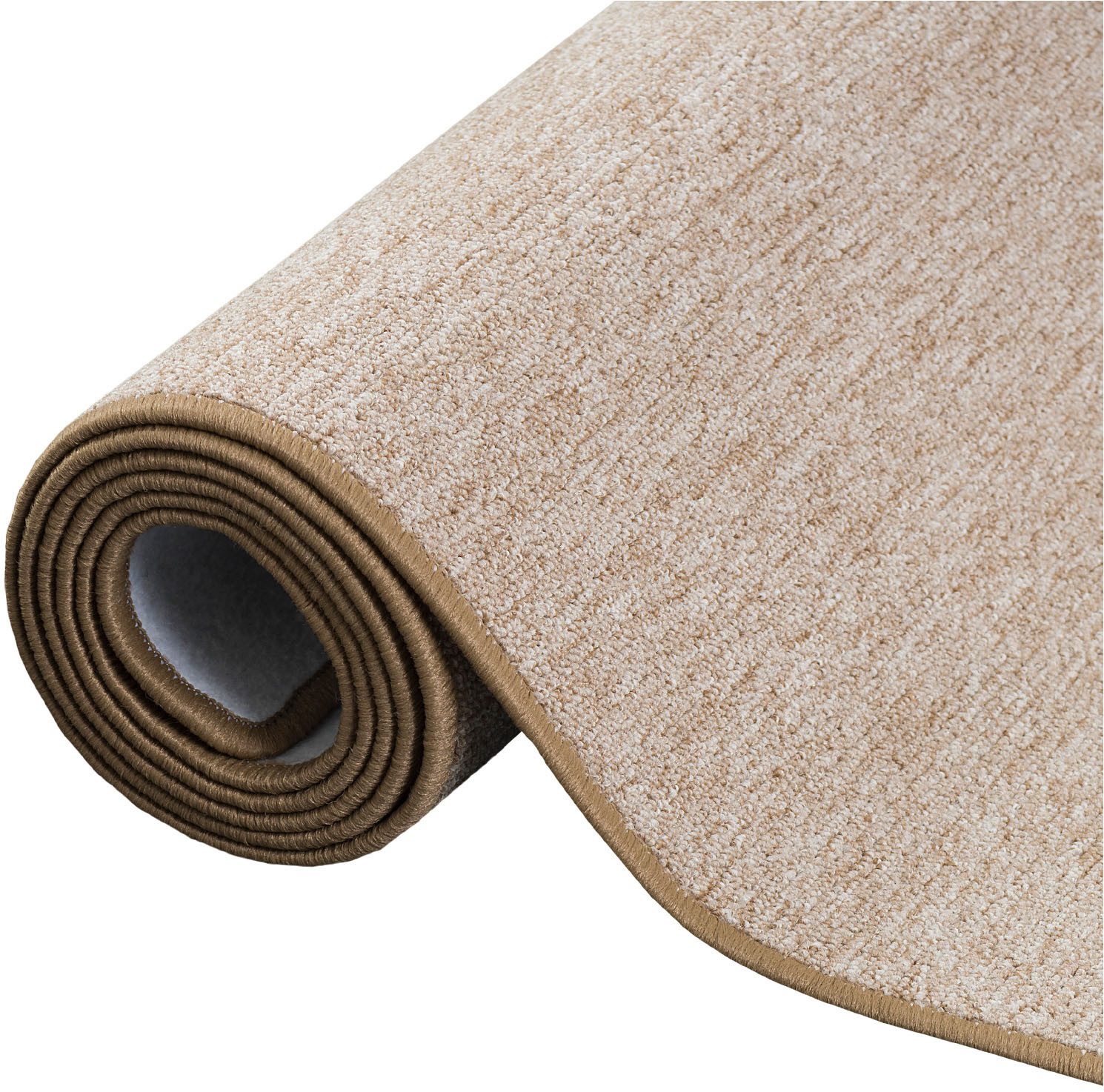 my home Vloerkleed Fortis Effen kleuren, lussen, geketteld, ook als loper, slijtvast