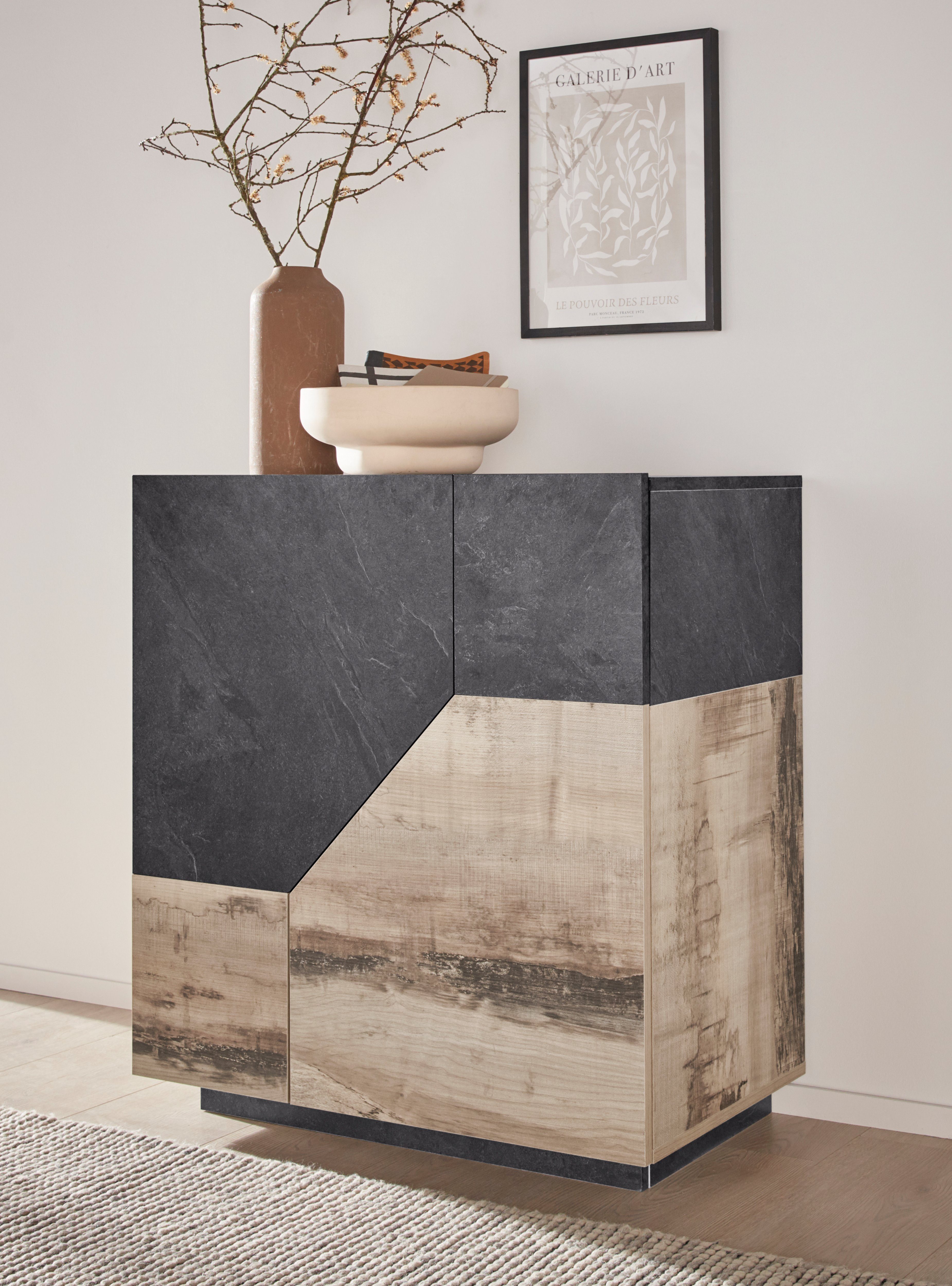 INOSIGN Dressoir ALIEN commode, kast, dressoir met 2 deuren en 2 vakken