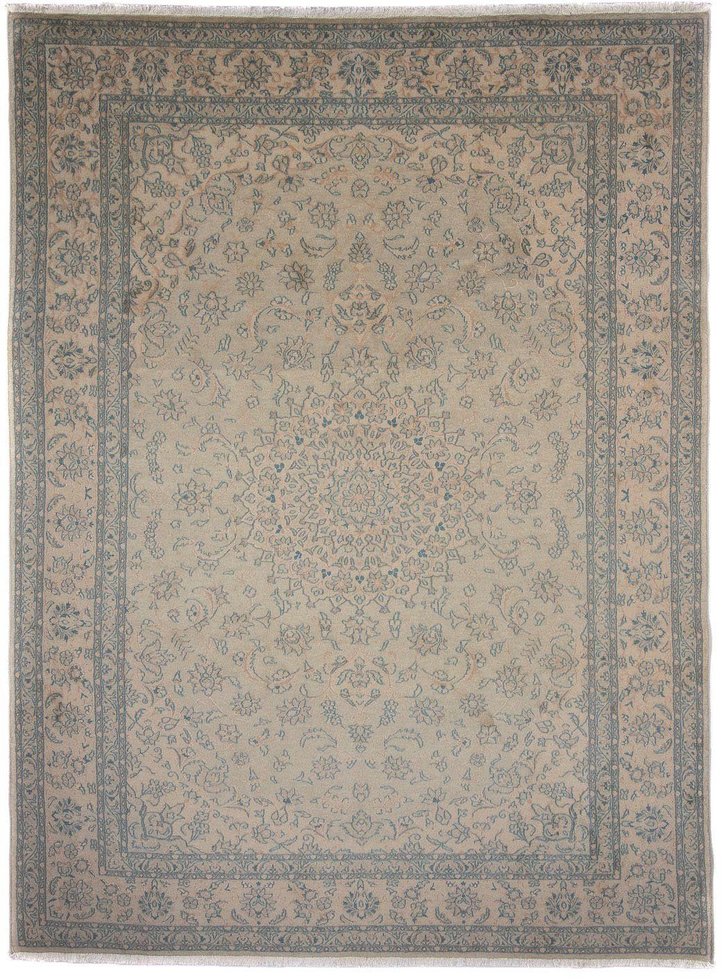 morgenland Wollen kleed Yalameh medaillon rosso chiaro 136 x 105 cm Handgeknoopt