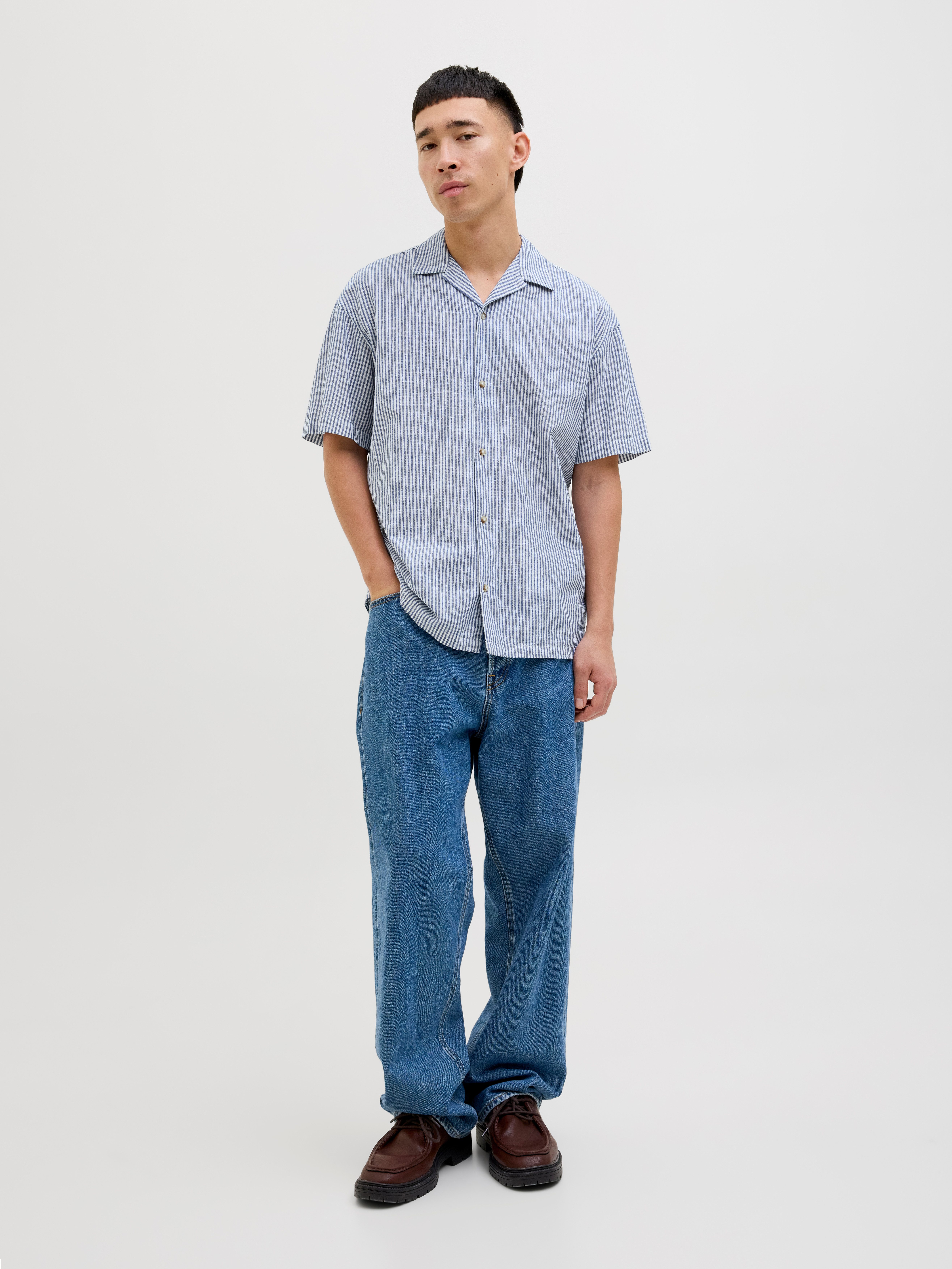 Jack & Jones Overhemd met korte mouwen JJESUMMER RESORT SHIRT SS SN