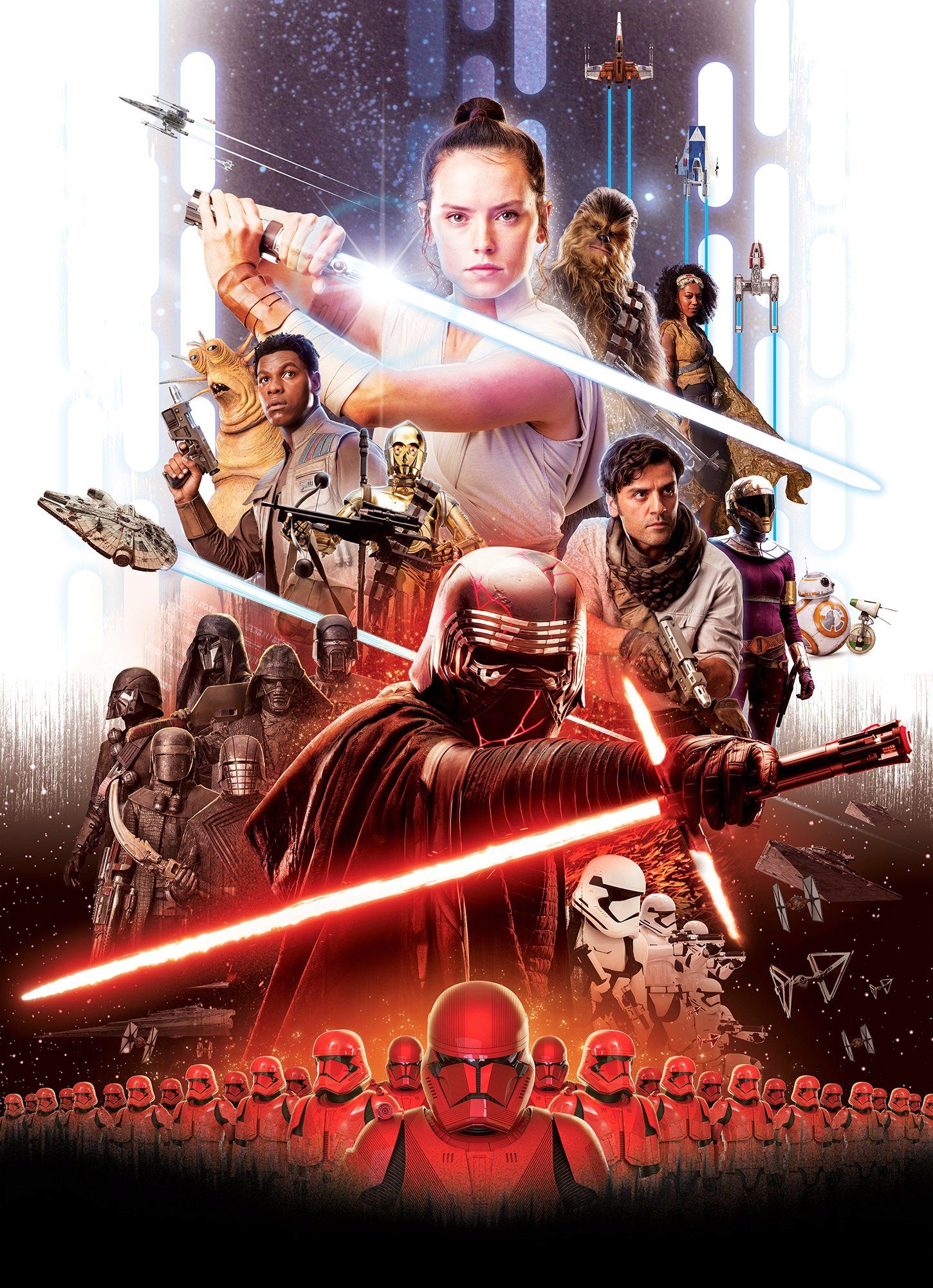Komar fotobehang STAR WARS EP9 Movie Poster Rey