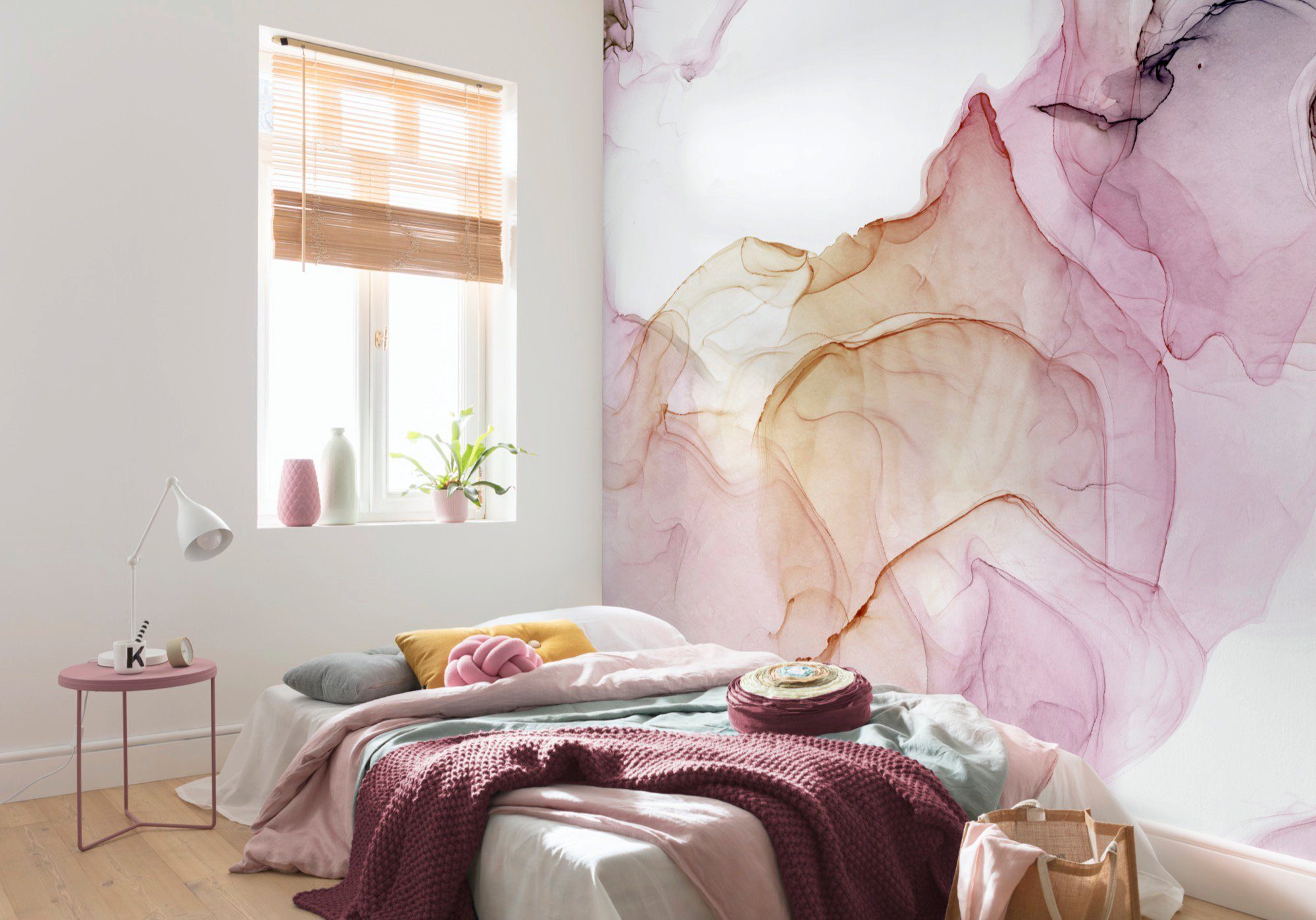 Komar Vliesbehang Digitale print vlies - Shiny Fluid - Afmeting 400 x 280 cm
