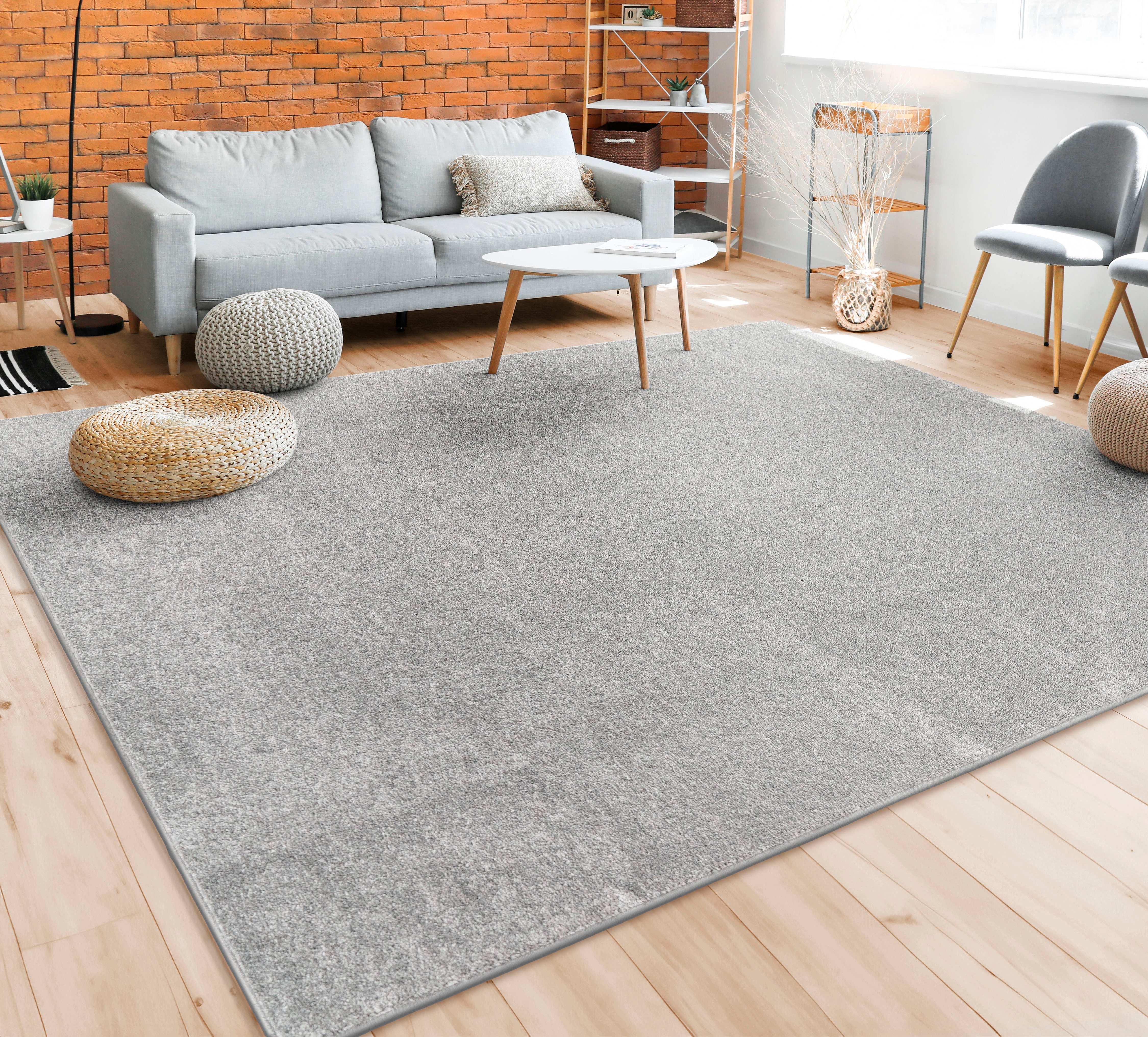 Paco Home Vloerkleed Porto 890 Korte pool, unikleuren, ideaal in de woonkamer & slaapkamer