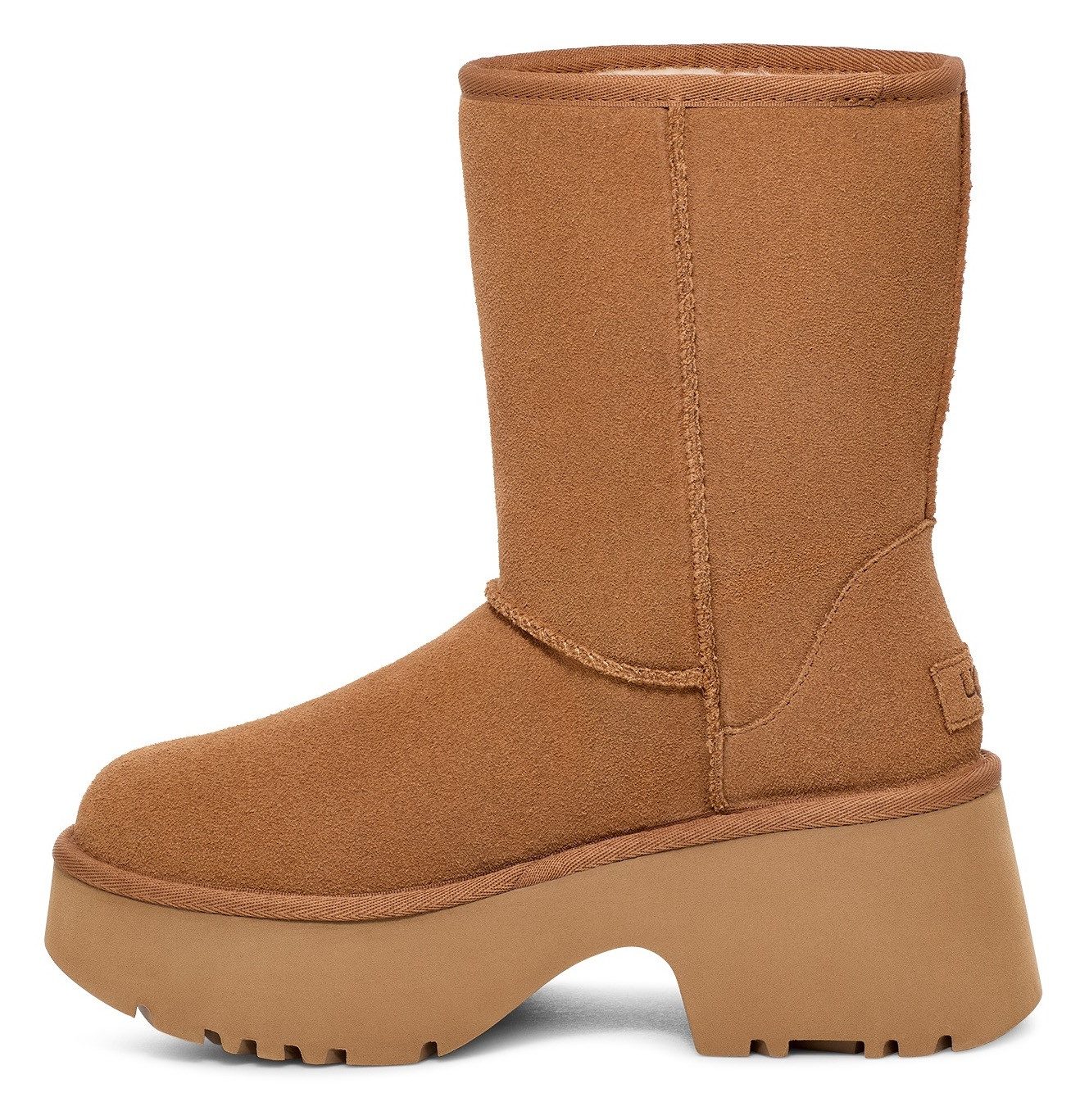 UGG Instaplaarzen CLASSIC SHORT NEW HEIGHTS , plateau laarzen, winterlaarzen, boots met binnenrits