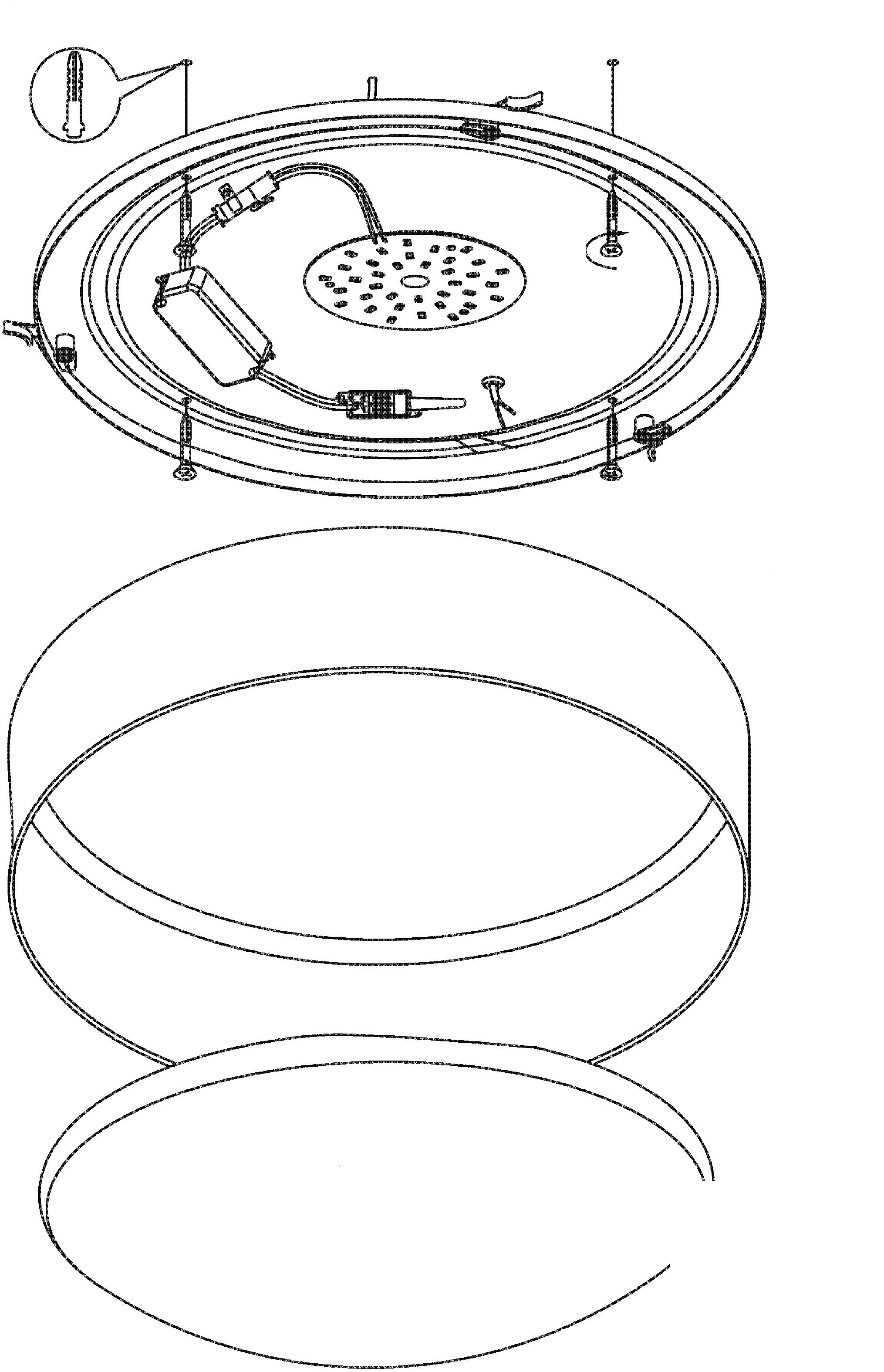 EGLO Led-plafondlamp PALOMARO Led verwisselbaar