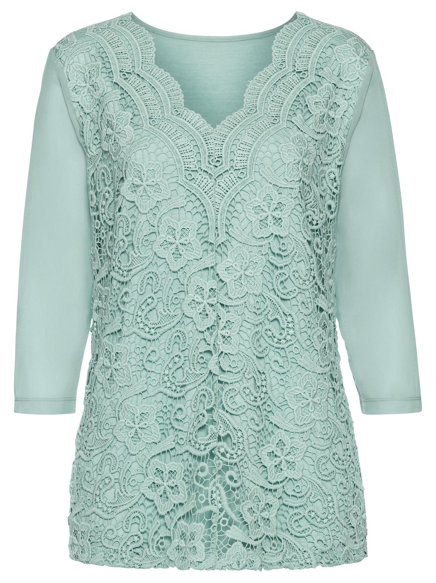 Lady Kanten Shirt (1-delig)