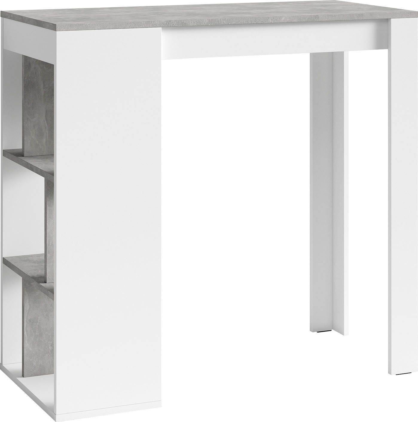 Homexperts Bartafel Momo Breedte 110 cm met planken