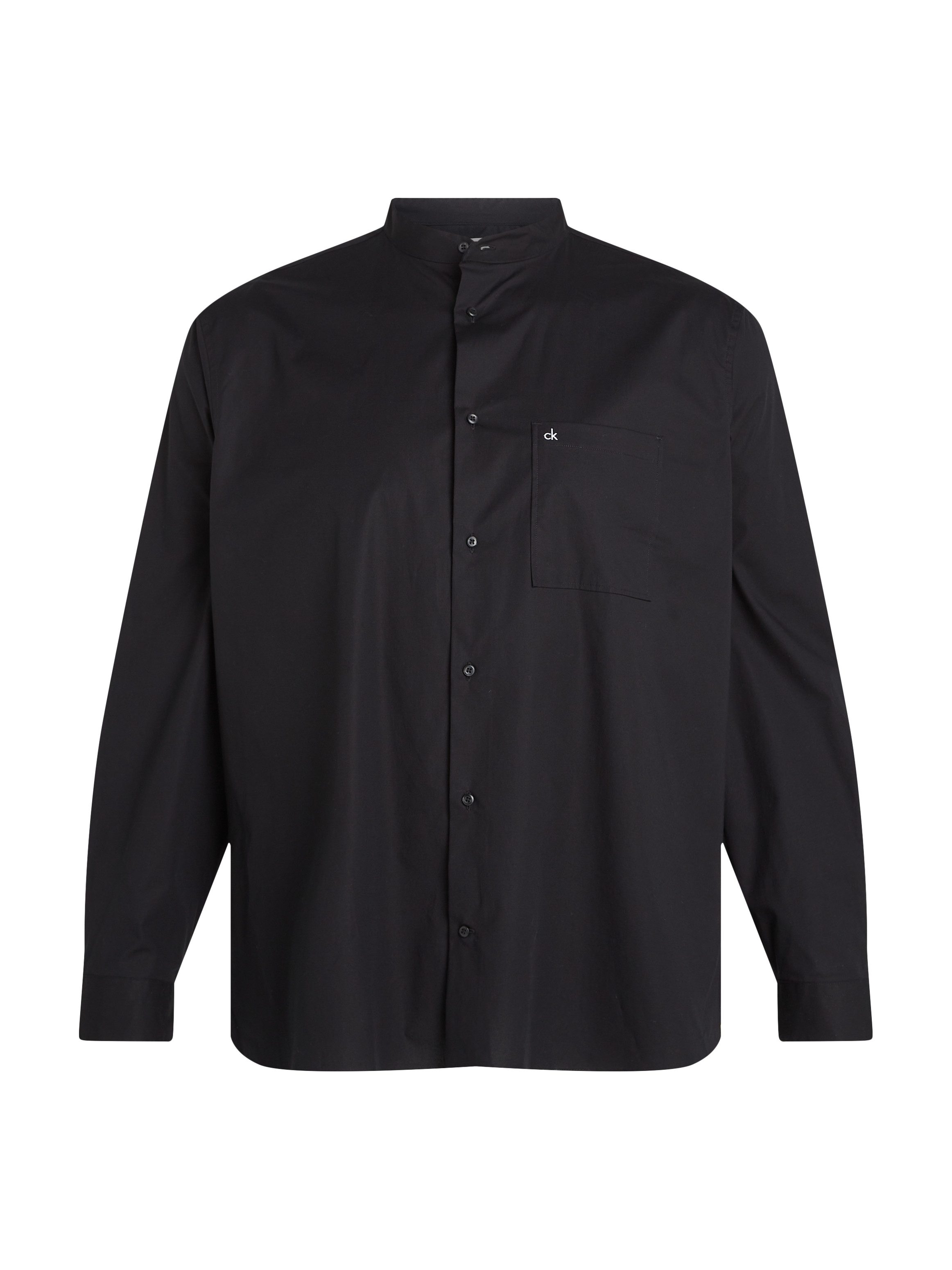 Calvin Klein Businessoverhemd BT_POPLIN GRANDAD COLLAR SHIRT