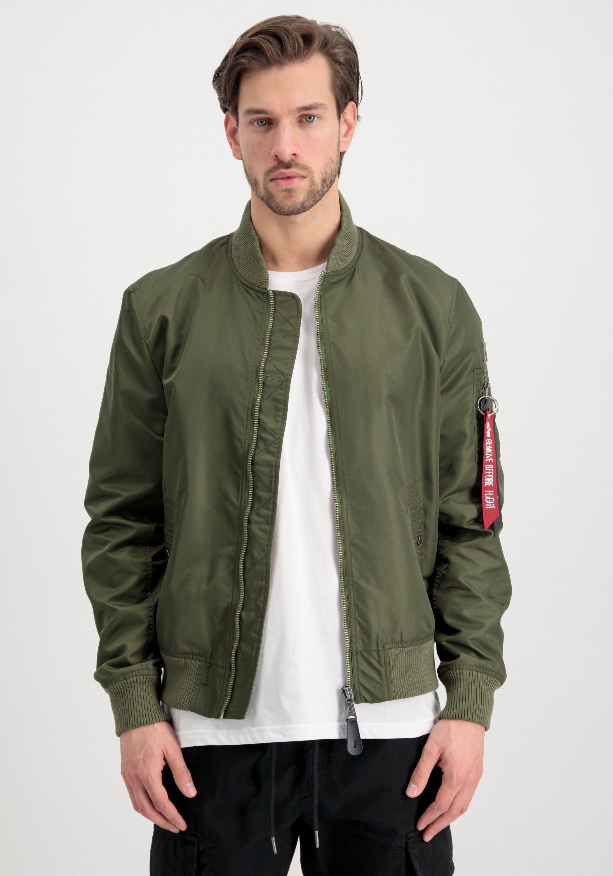 Alpha Industries Bomberjack Alpha Industries Men - Bomber Jackets MA-1 LW Project R heren jassen maat L groen