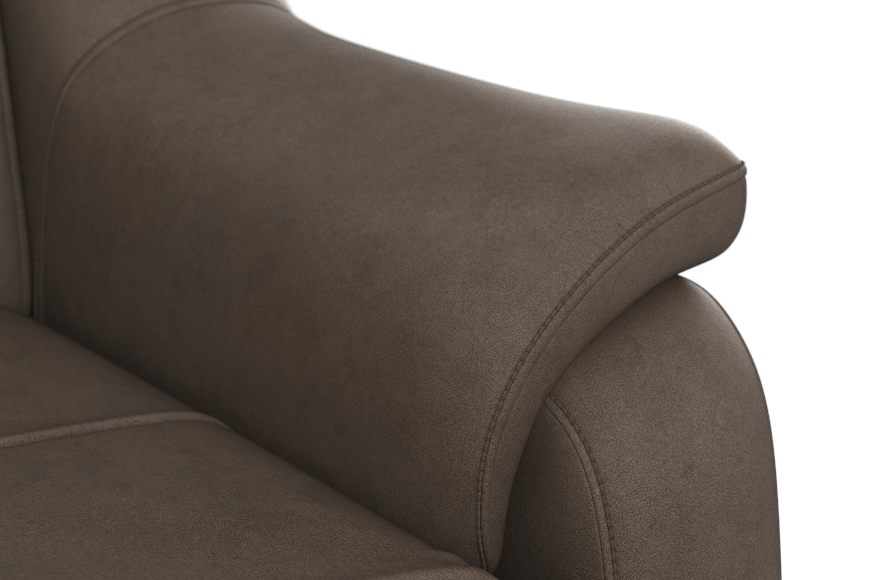 sit&more Hoekbank Freetown L-vorm met verstelbare hoofdsteun en comfortabele binnenvering
