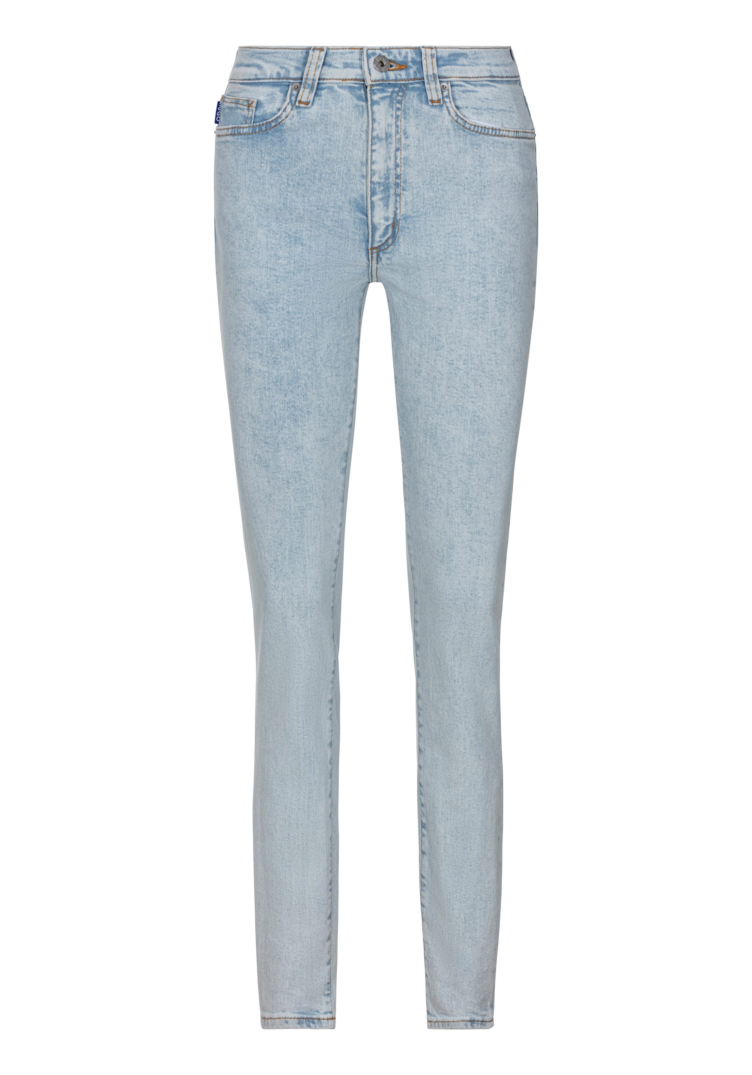 HUGO Blue Skinny fit jeans Malu Skinny fit met gemiddelde taillehoogte