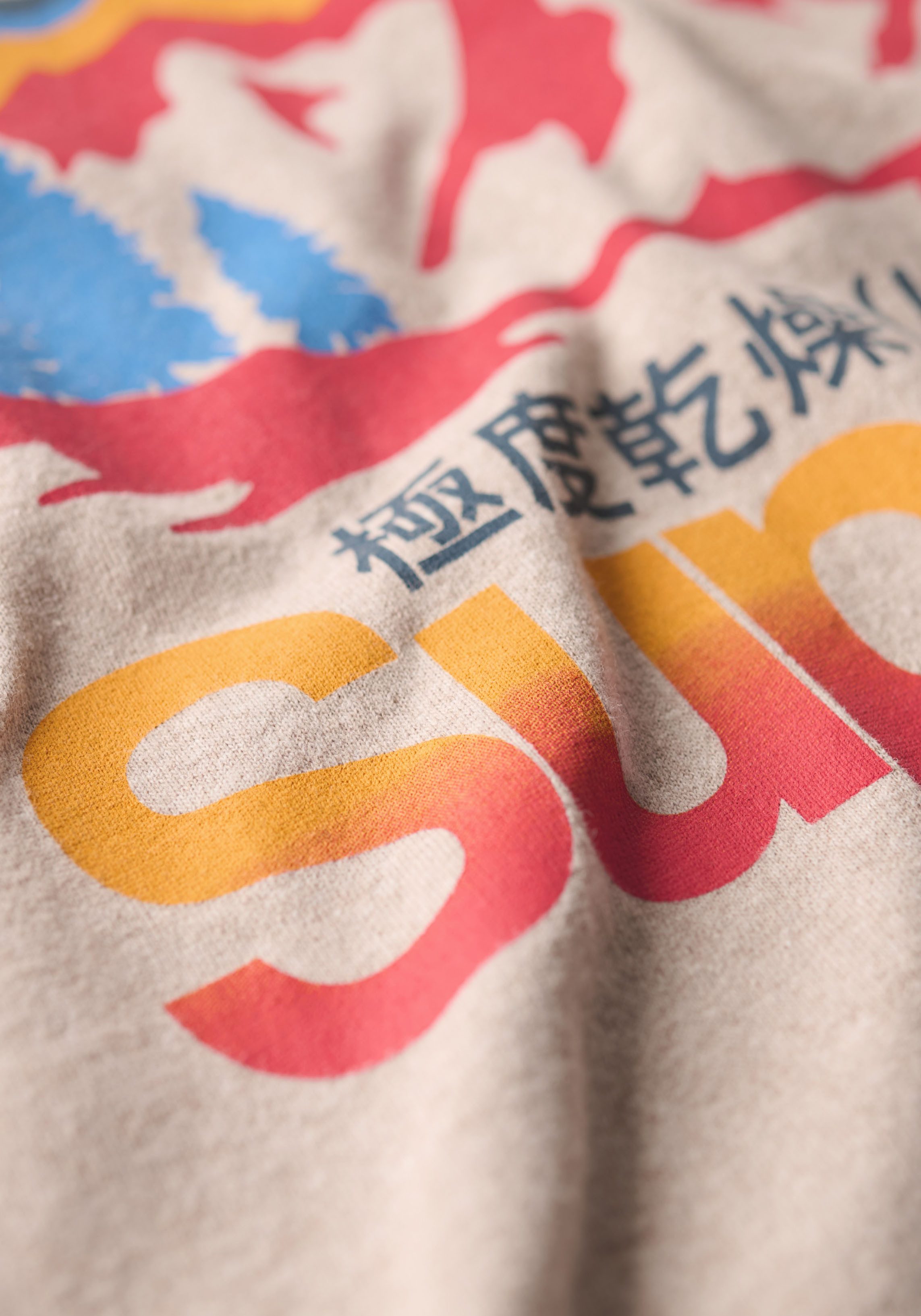 Superdry Shirt met ronde hals CL GREAT OUTDOORS GRAPHIC TEE