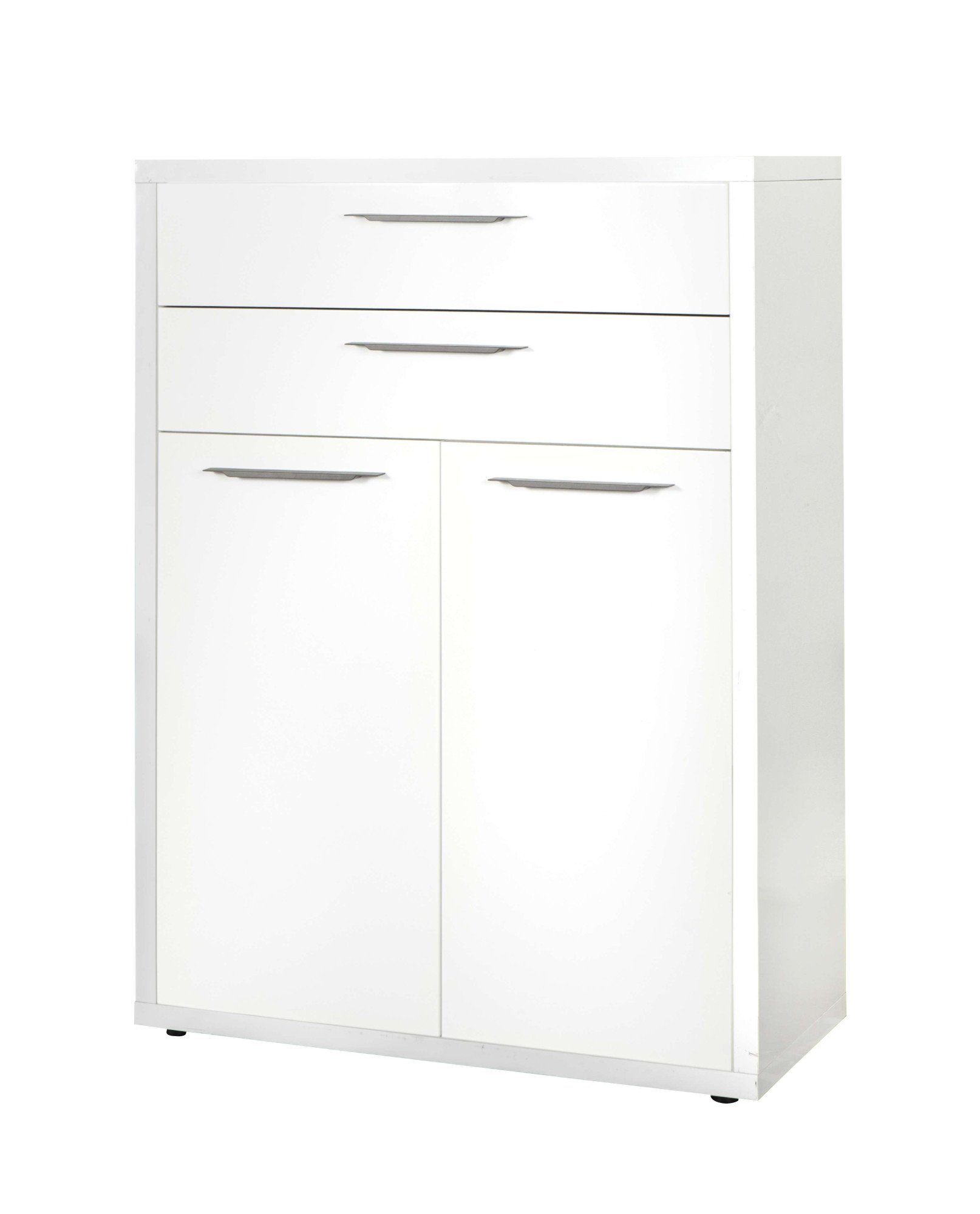Composad Archiefkast DISEGNO, boekenkast met 2 deuren & 2 laden, gelakte fronten, verstelbare planken, hoogte 112 cm, 100% gerecycled hout, made in
