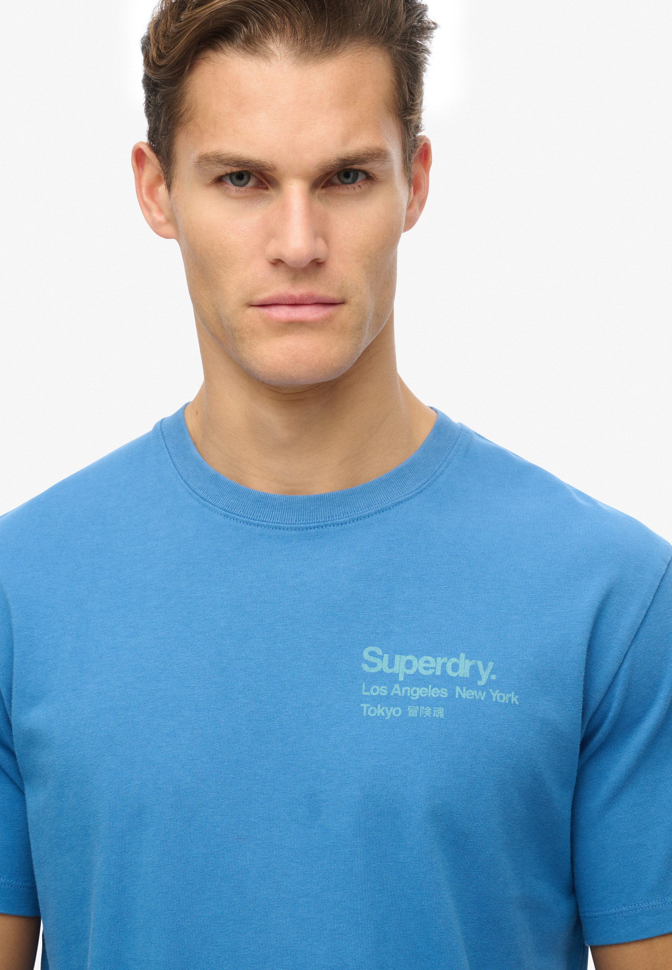 Superdry Shirt met ronde hals CORE LOGO CITY T SHIRT